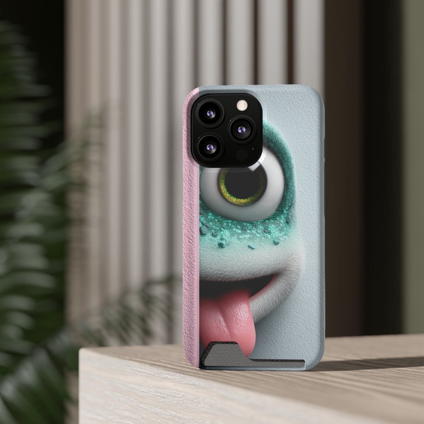 Funky Card Holder Phone Case - Whimsical Design, Cute Gift, Unique Accessories, Fun Mobile Cover, Stylish Phone Protection