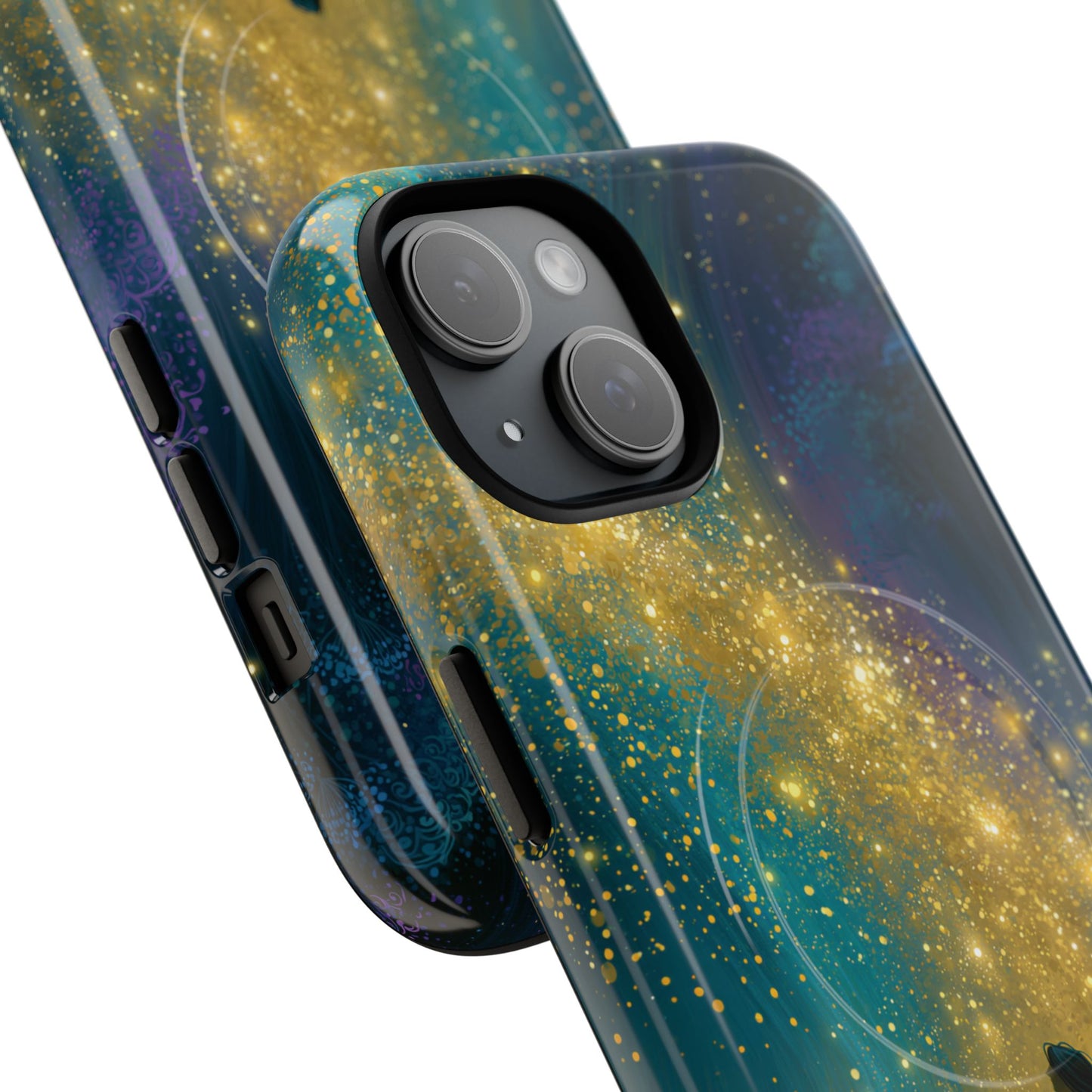 Mystical Nightfall Phone Case — Starry Silhouette Tough Magnetic Case