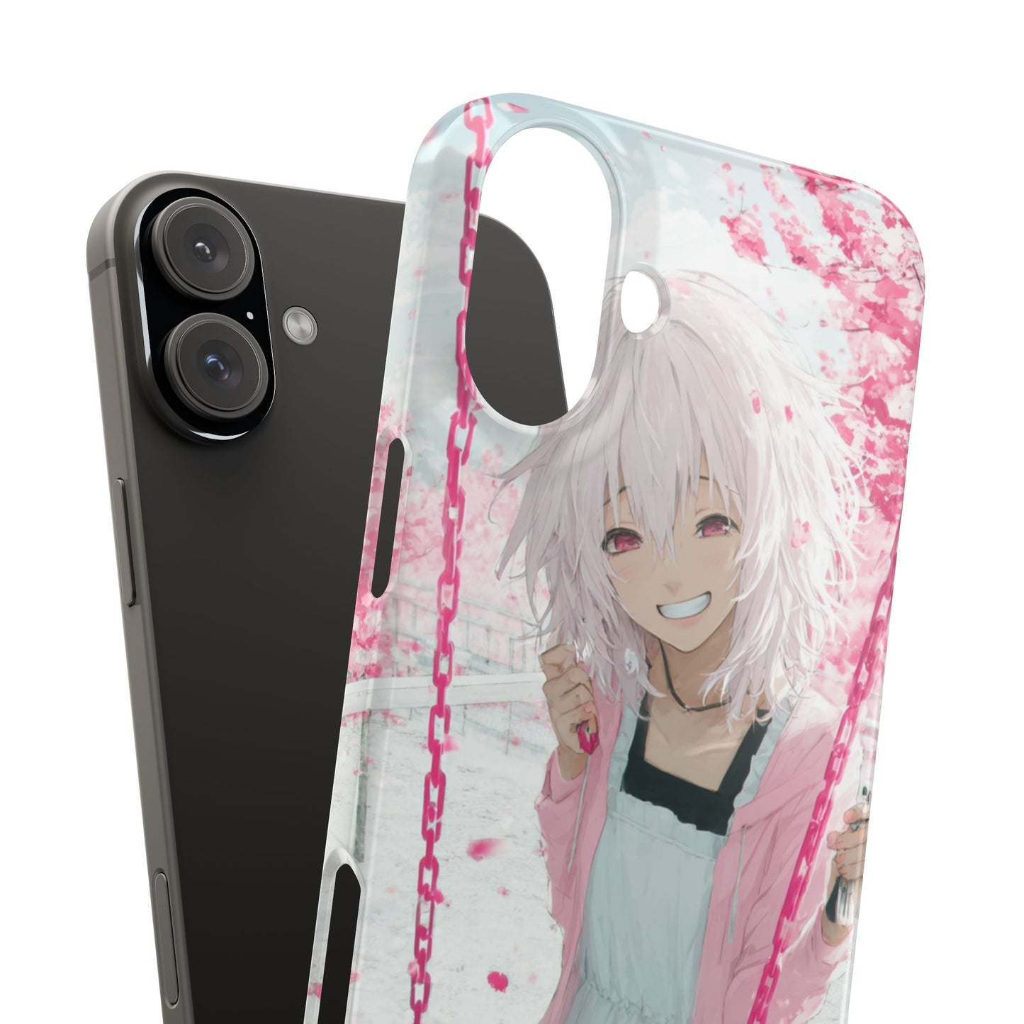 Anime Character Snap Cases for Phone, Cute Aesthetic Phone Cover, Gifts for Otaku, Floral Design, Unique Phone Cases
