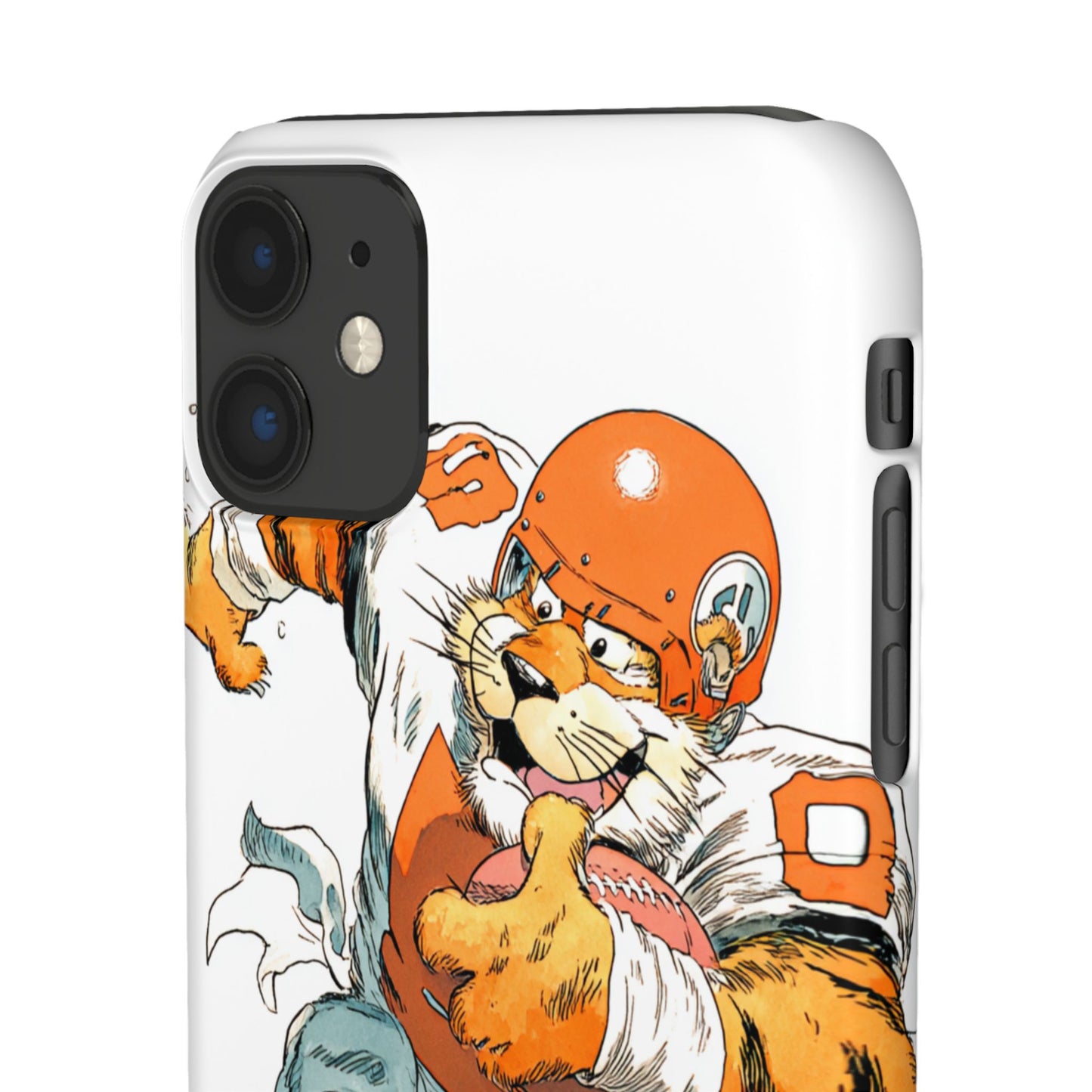 Cincinnati Bengals Snap Cases, Football Fans Phone Case, Tiger Cartoon Art Design, Football Lover Gift, Protective Phone Cover