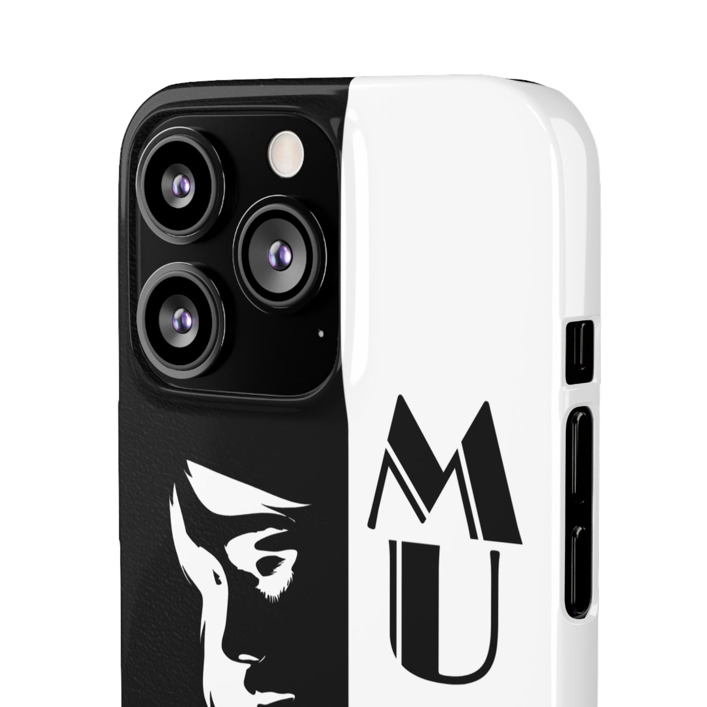 Black And White Bold Muse Snap Case Cover for iPhone and Samsung