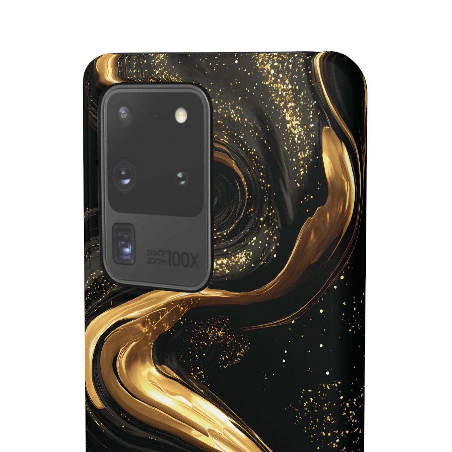 Elegant Gold Swirl Snap Case - Stylish Phone Cover, Modern Accessory, Gift for Her, Luxe Phone Case, Trendy Decor