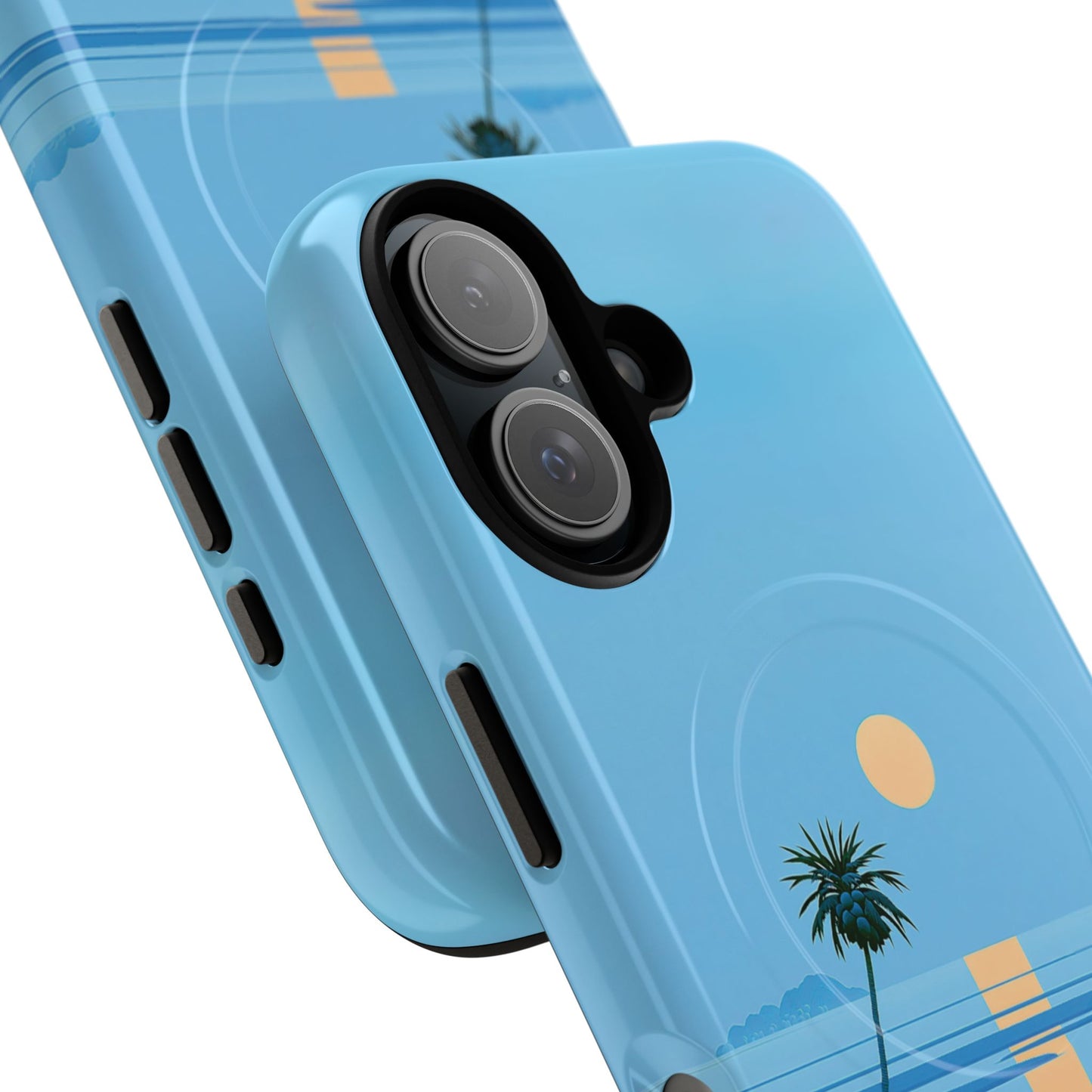 Tough Magnetic Case — Minimal Sunset Palm Phone Cover
