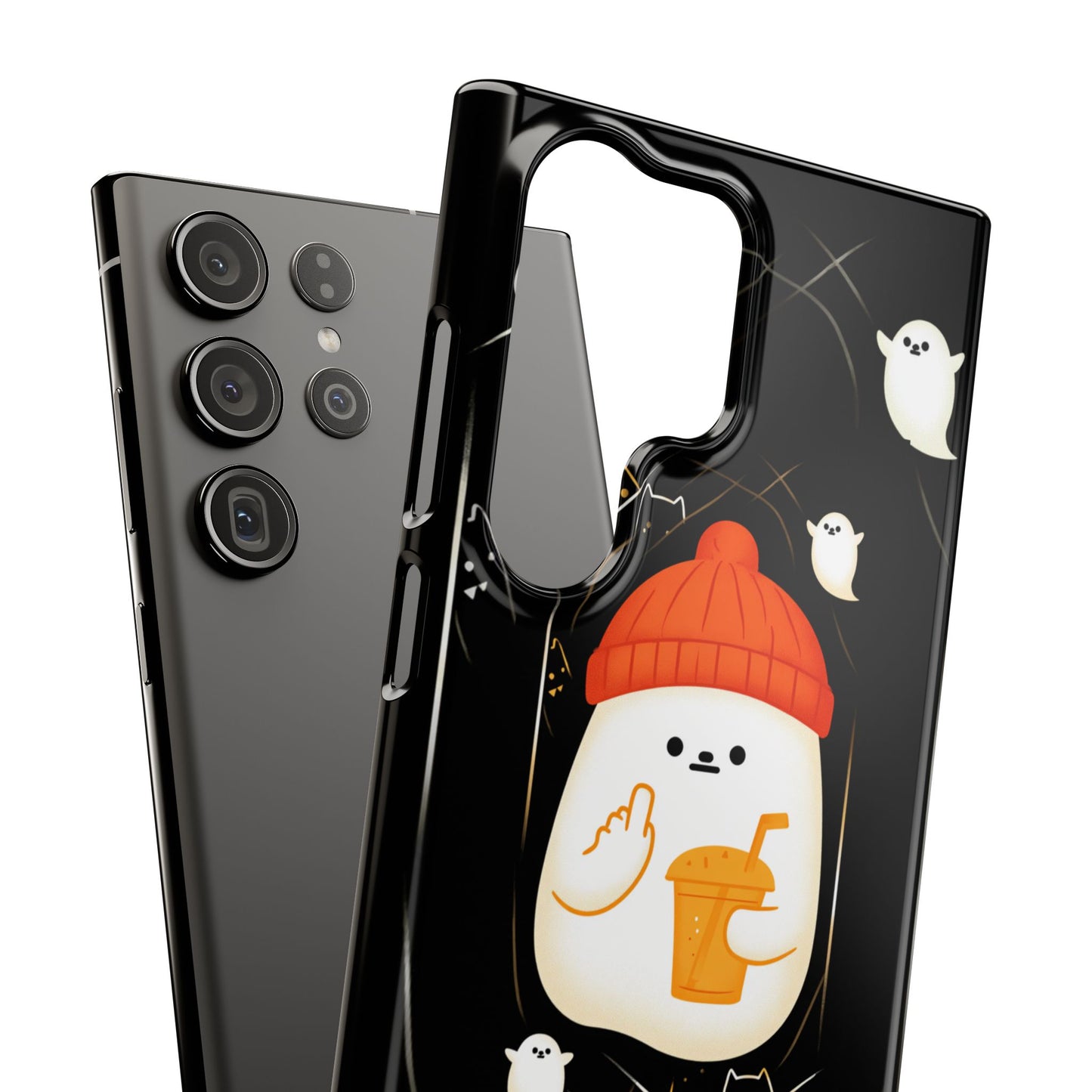 Spook You Halloween Ghost Snap Case Kawaii Protective Phone Cover for iPhone and Samsung