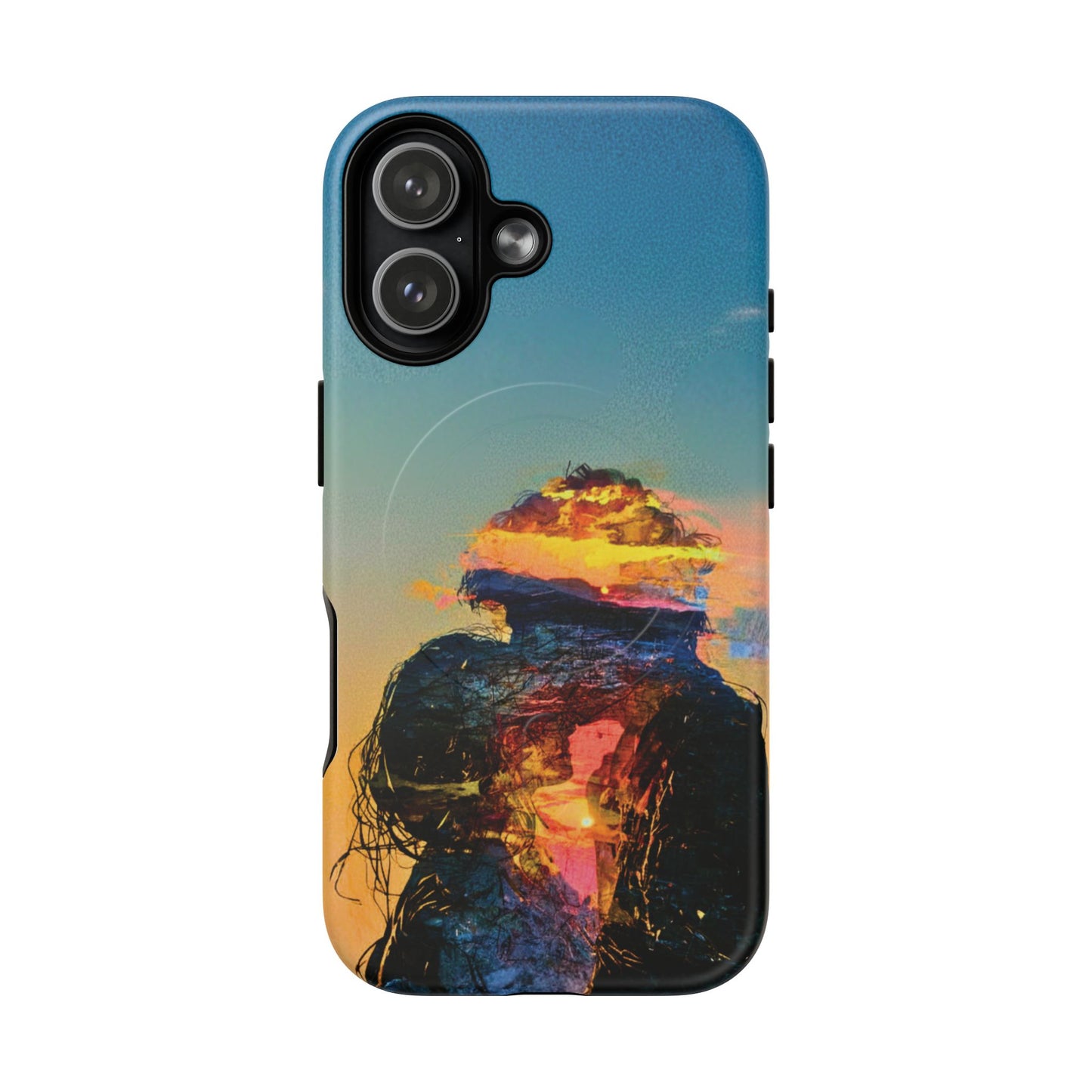Abstract Sunset Silhouette Tough Magnetic Phone Case