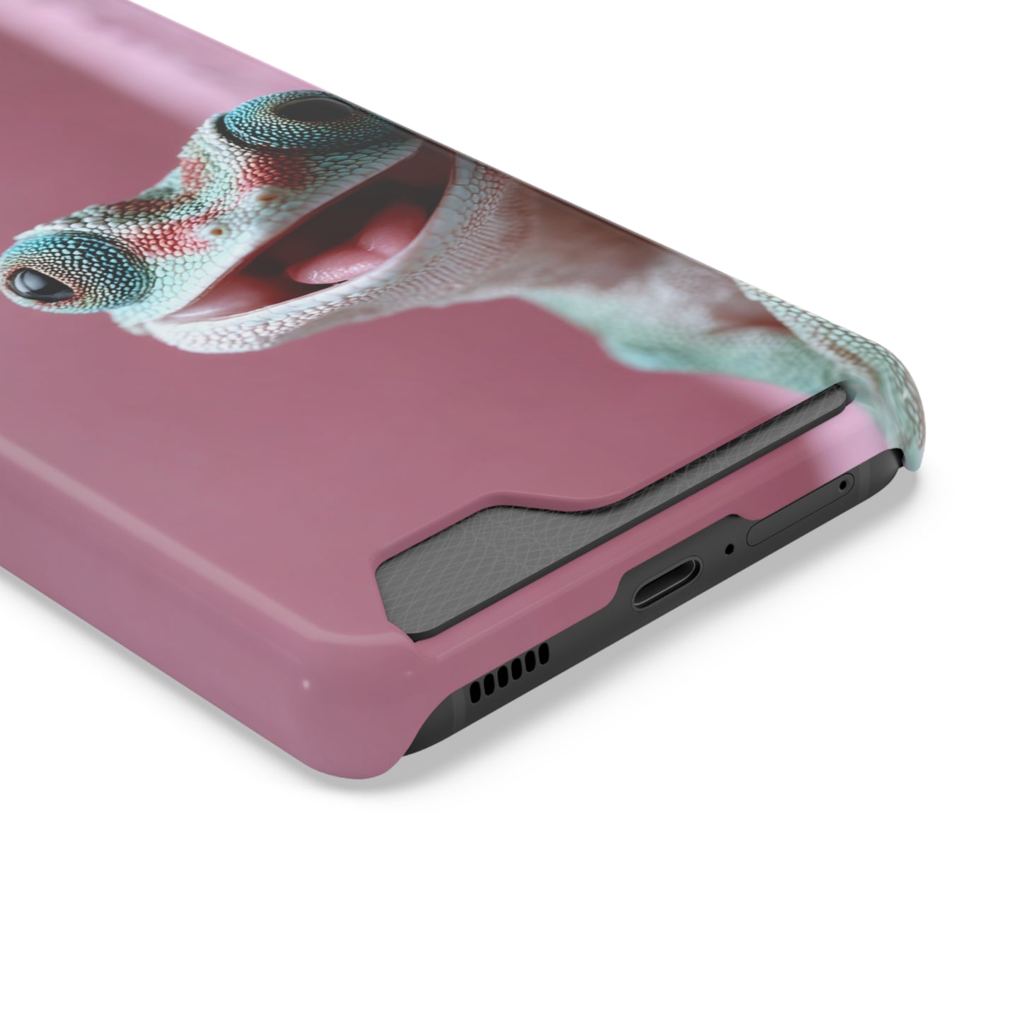 Whimsical Phone Case with Card Holder - Cute Gecko Design, Fun Gift for Kids, Stylish Accessory for Everyday Use, Perfect for [...]