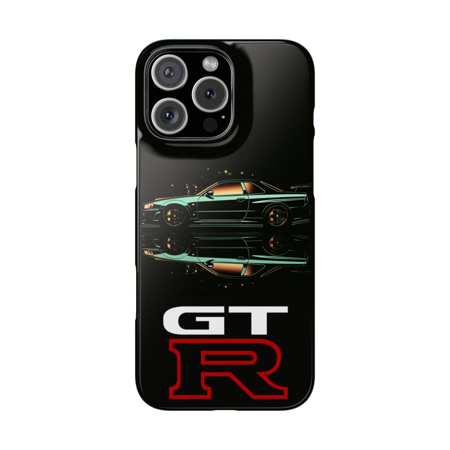 Green Skyleine R34 GTR Art Snap Case and Protective Phone Cover For iPhone and Samsung