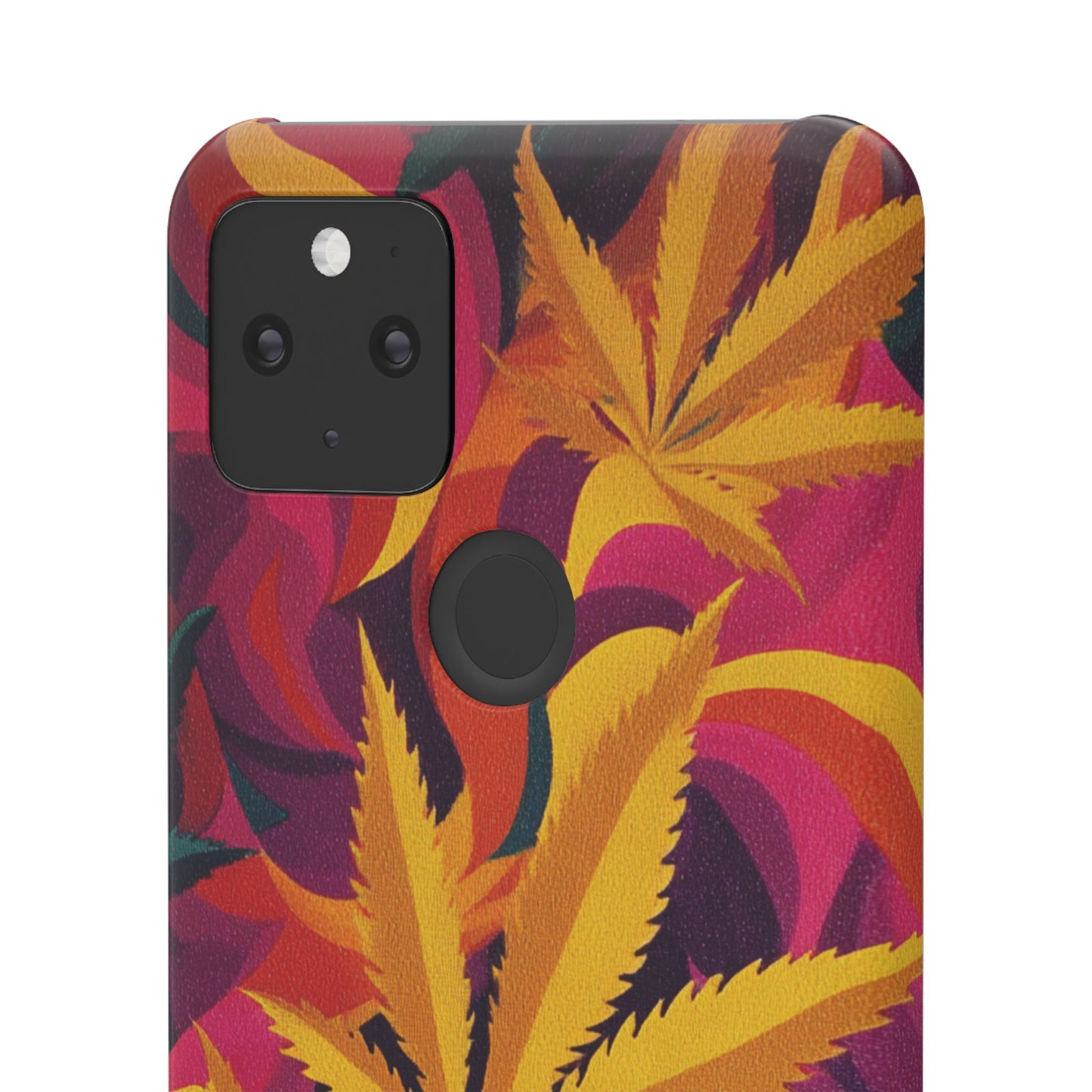 Autumn Vibe Cannabis Snap Case for IPhones and Samsungs Custom
