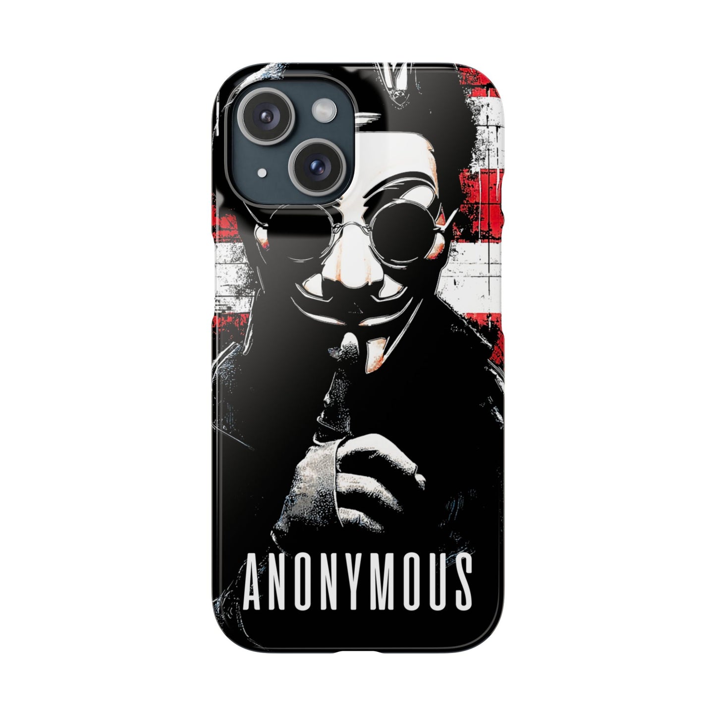 Anonimous & Guy Fawkes Art Snap Case and Protective Phone Cover For iPhone and Samsung