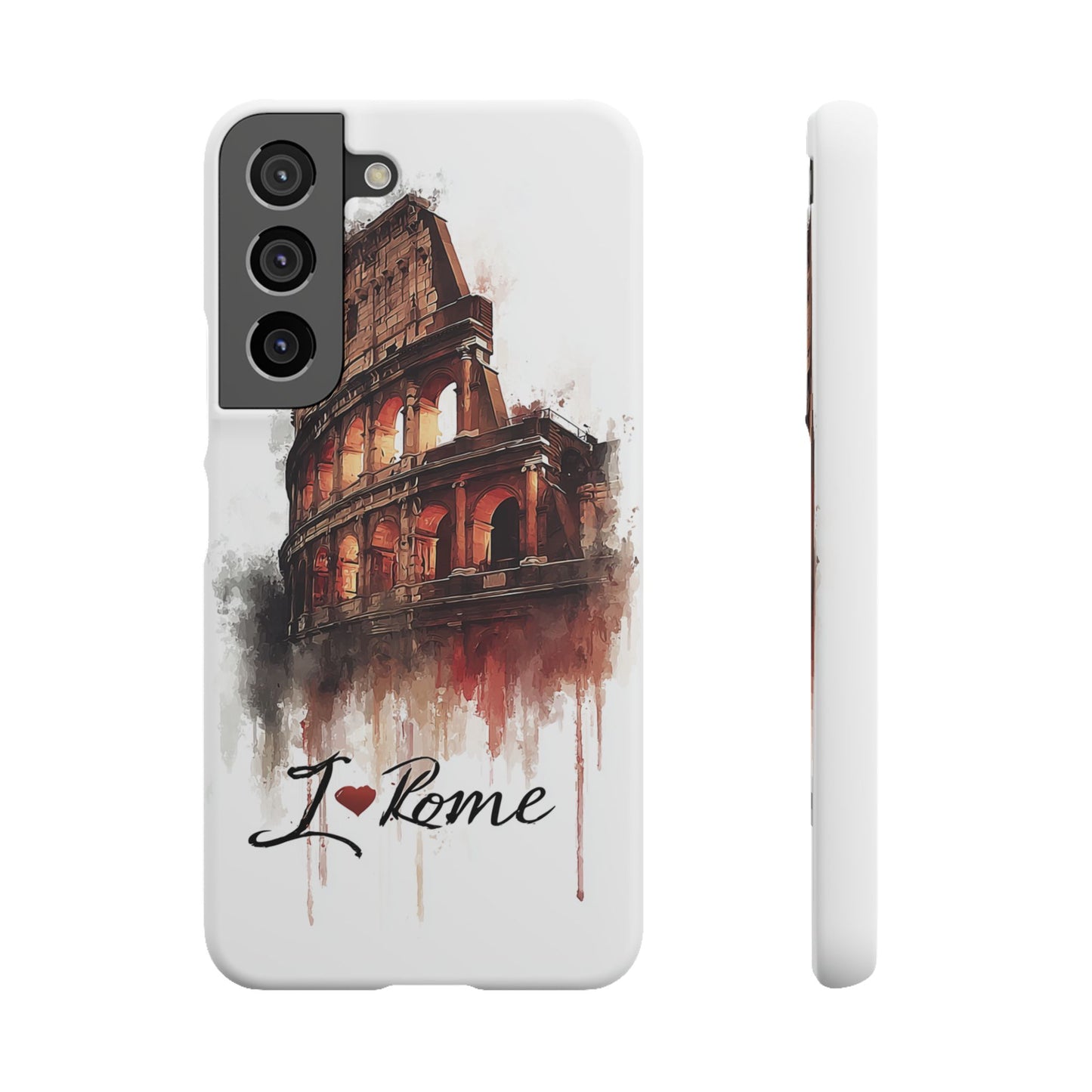 I Love Rome Snap Cases, Urban Phone Covers, Travel Accessories, Gift for Travelers, City Love Merch