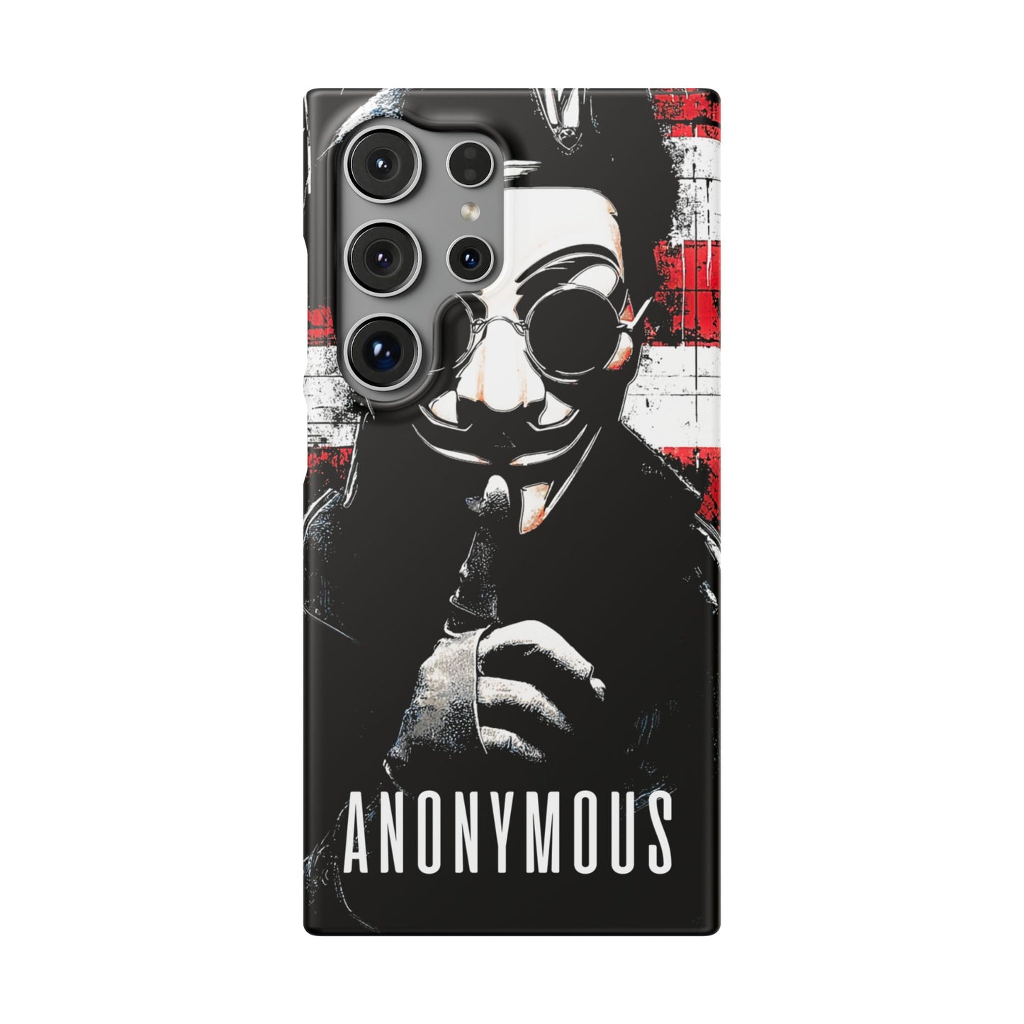 Anonimous & Guy Fawkes Art Snap Case and Protective Phone Cover For iPhone and Samsung
