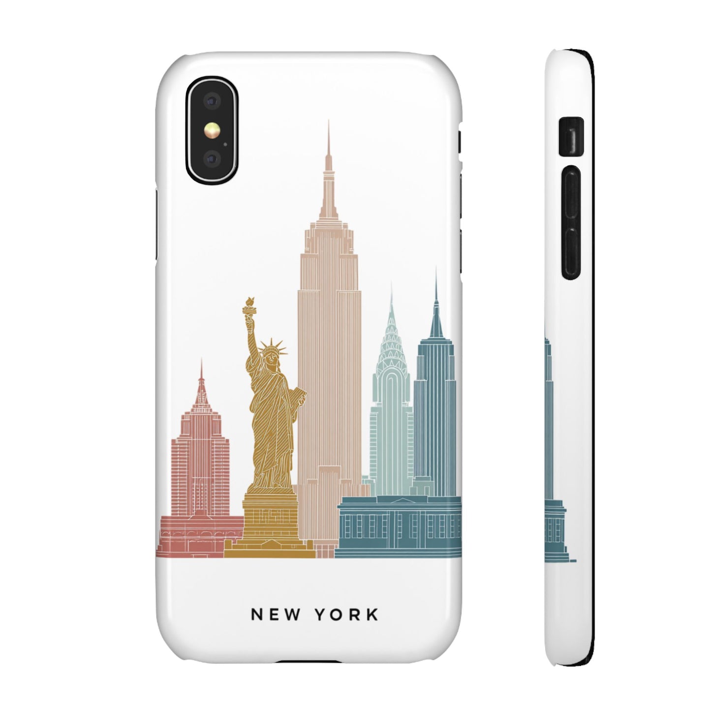 Stylish New York Snap Case, Urban Phone Cover, Cityscape Phone Case, Gift for Travelers, Trendy Protective Case