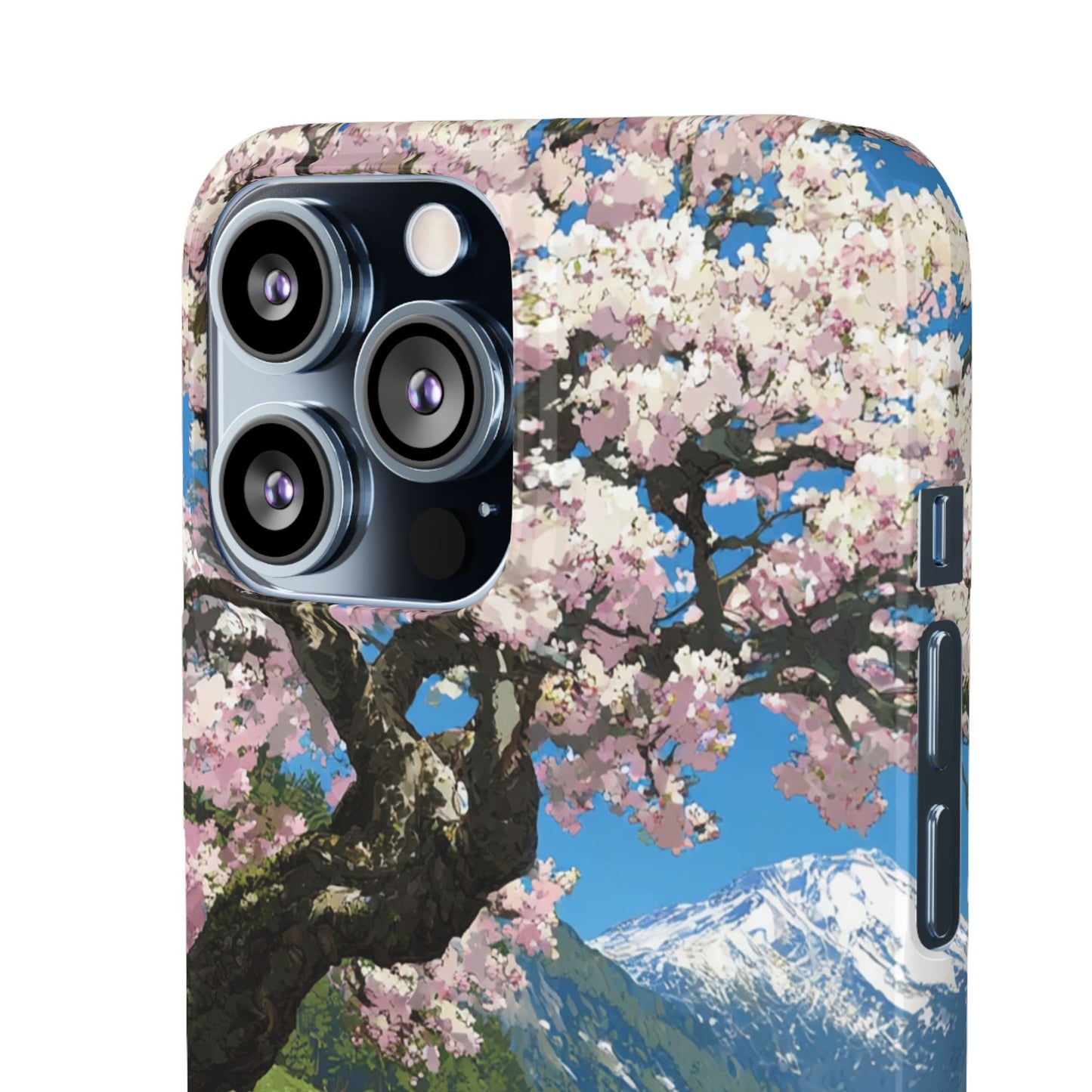 Nature-Inspired Snap Cases for Phone Protection, Floral Phone Covers, Cherry Blossom Aesthetic, Gifts for Nature Lovers, Spring Accessories