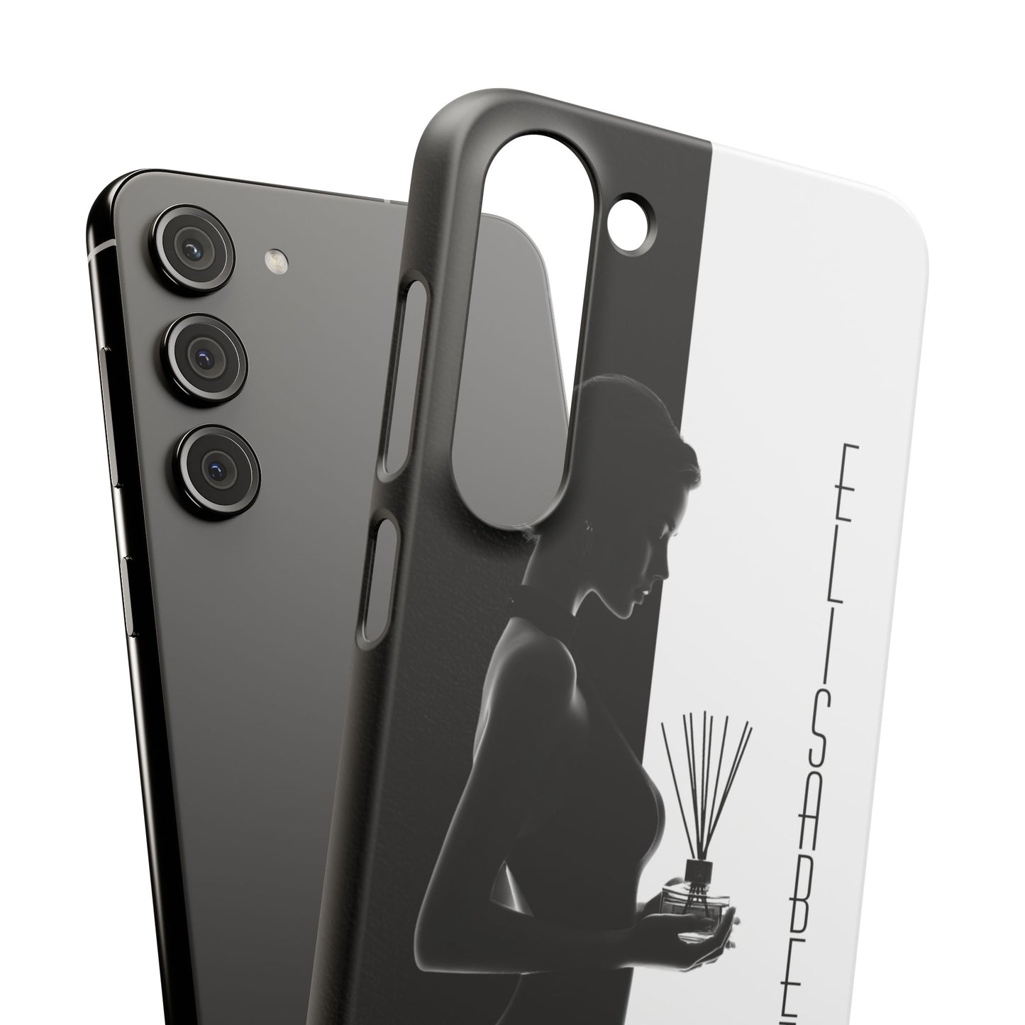 Custom Black and White Snap Case for Women Phone Cover for iPhone and Samsung