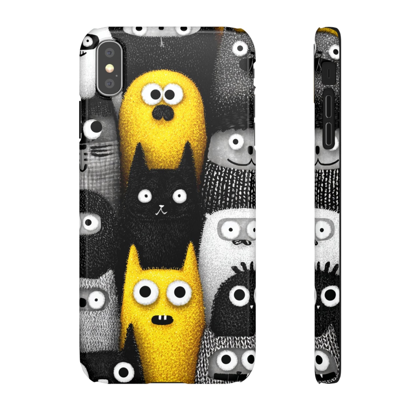 Colorful Character Snap Cases, Cute Phone Cover, Unique Gift for Kids, Fun Accessory, Perfect for Birthdays, Holidays