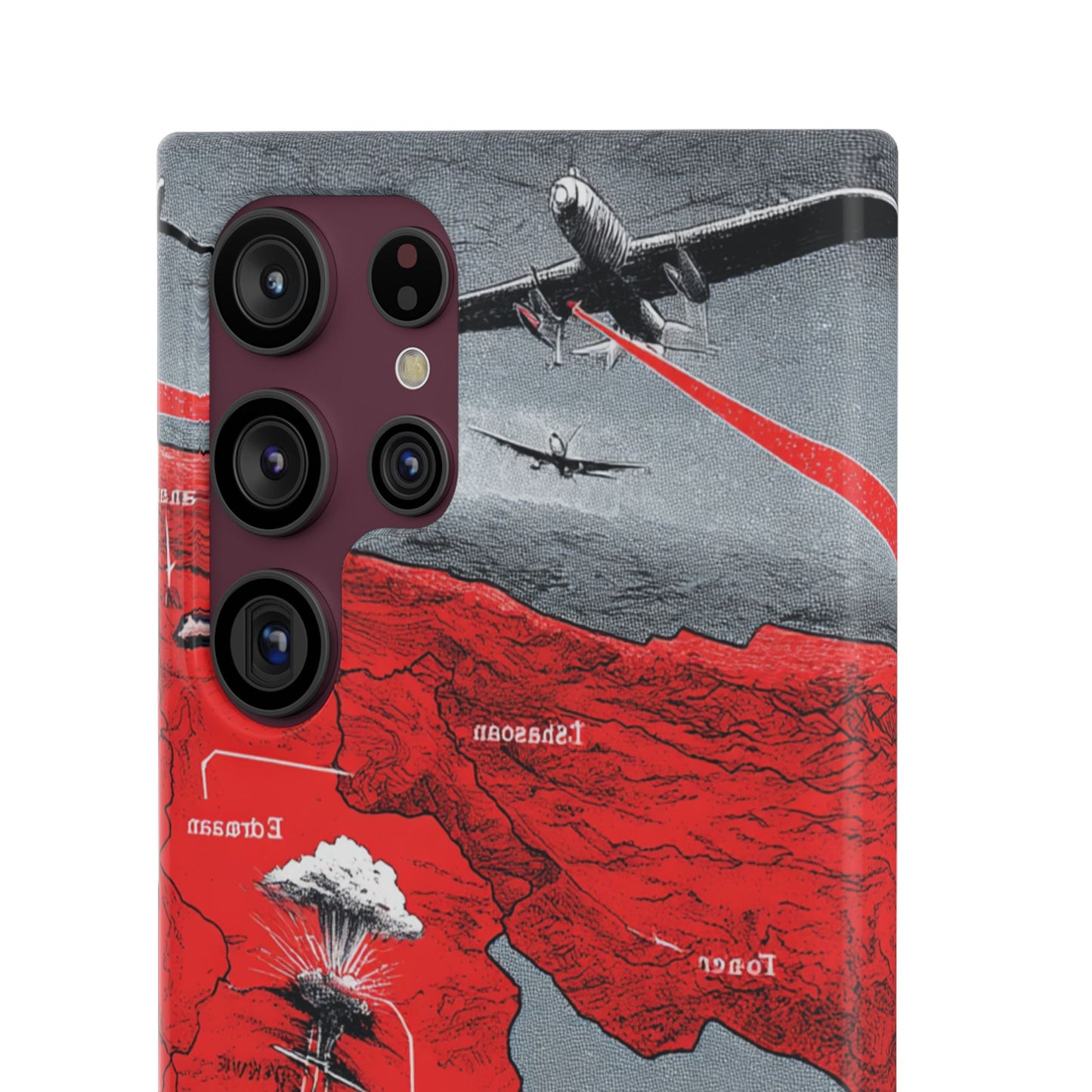 Bold Graphic Snap Case with Dramatic Design, Unique Phone Cover, Artistic Protection for iPhone, Trendy Gadget Gift, Edgy Tech Accessory