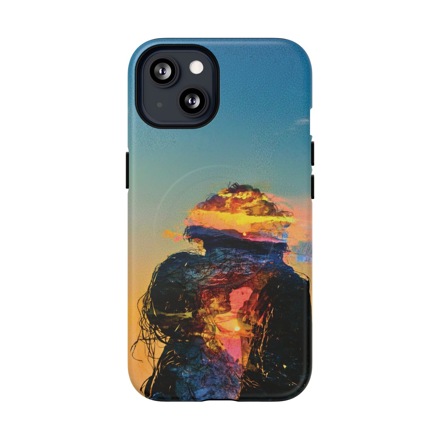 Abstract Sunset Silhouette Tough Magnetic Phone Case