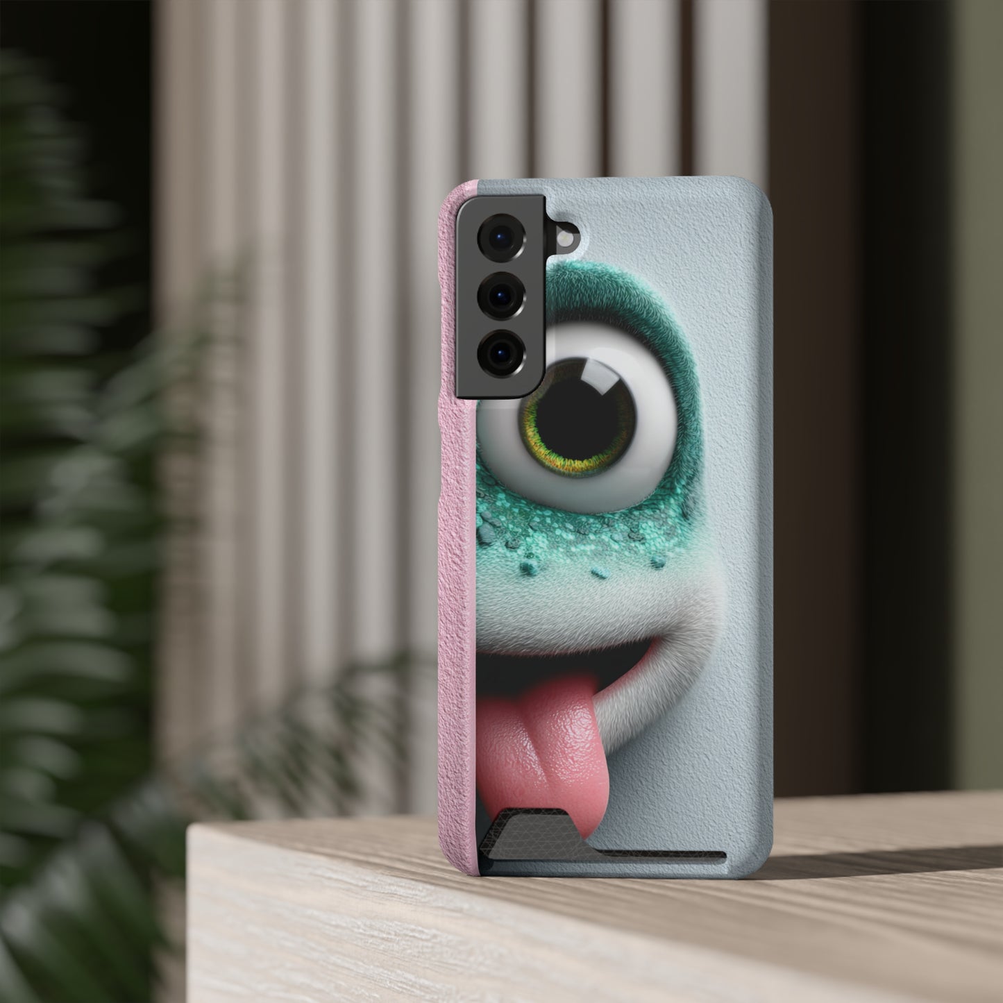 Funky Card Holder Phone Case - Whimsical Design, Cute Gift, Unique Accessories, Fun Mobile Cover, Stylish Phone Protection