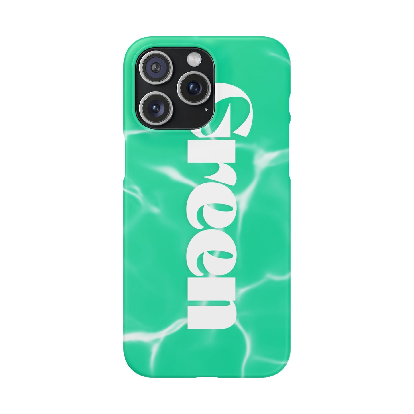 Aqua Pool Vibe Snap Case, Tropical Phone Cover, Summer Accessory, Trendy Gift for Friends, Beach Lover's Essential