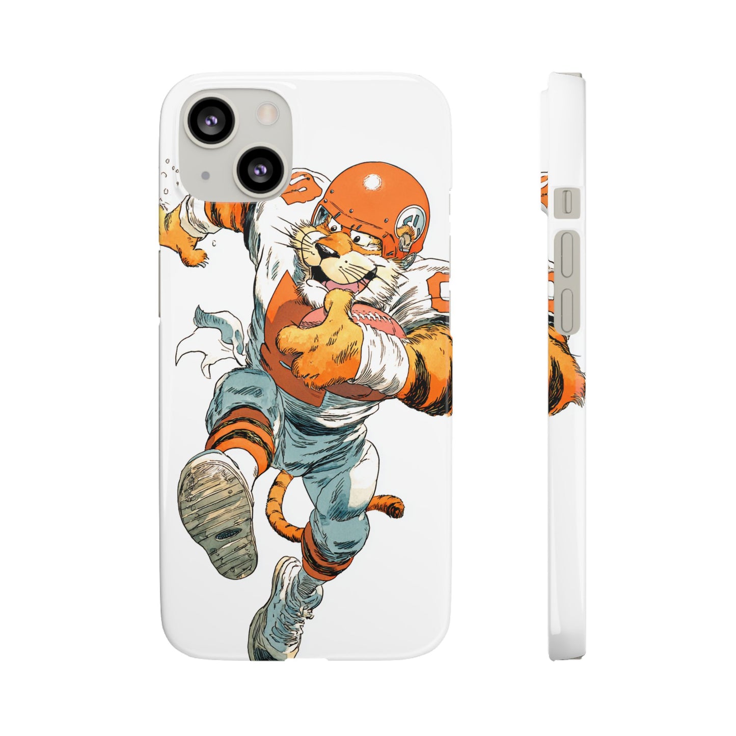 Cincinnati Bengals Snap Cases, Football Fans Phone Case, Tiger Cartoon Art Design, Football Lover Gift, Protective Phone Cover