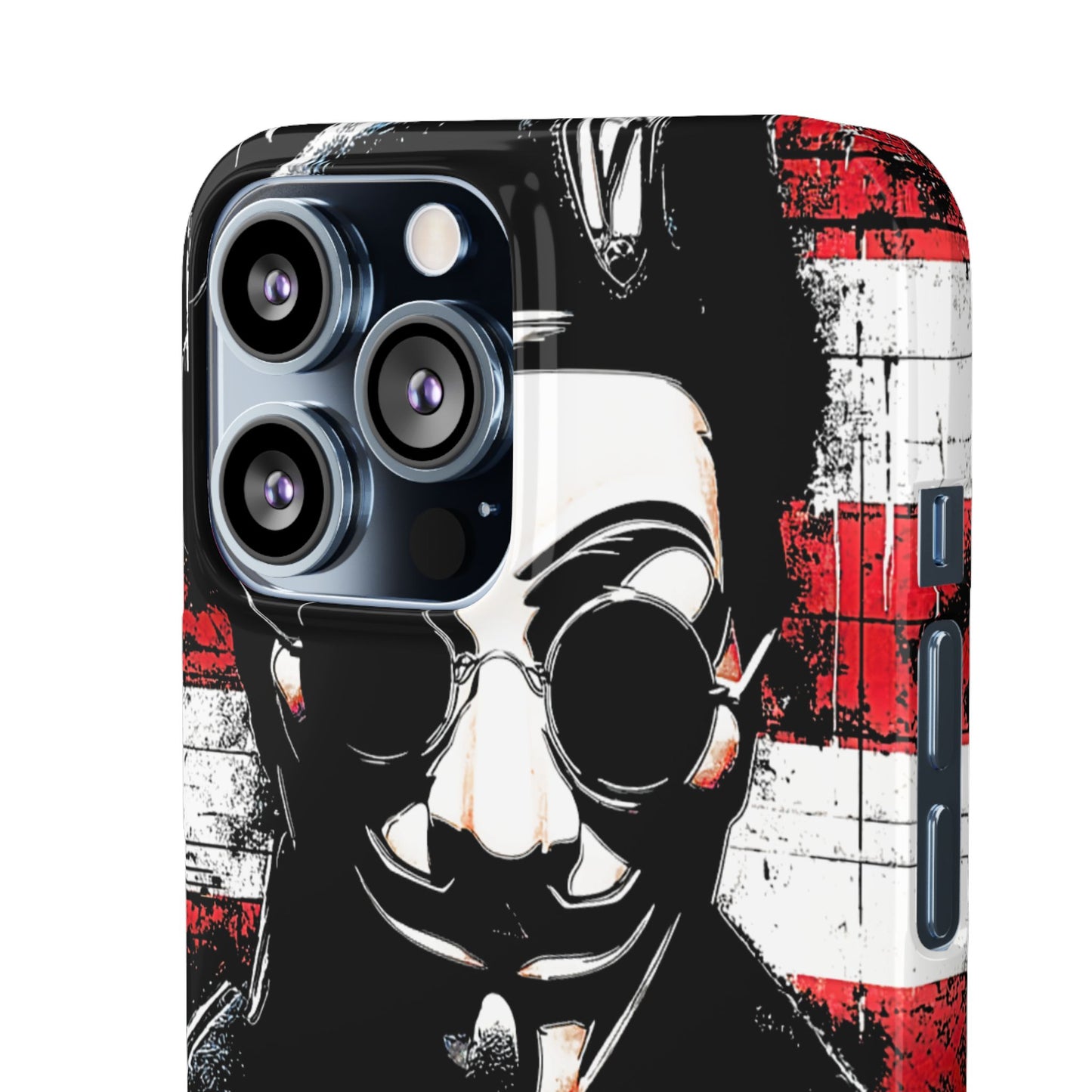 Anonimous & Guy Fawkes Art Snap Case and Protective Phone Cover For iPhone and Samsung