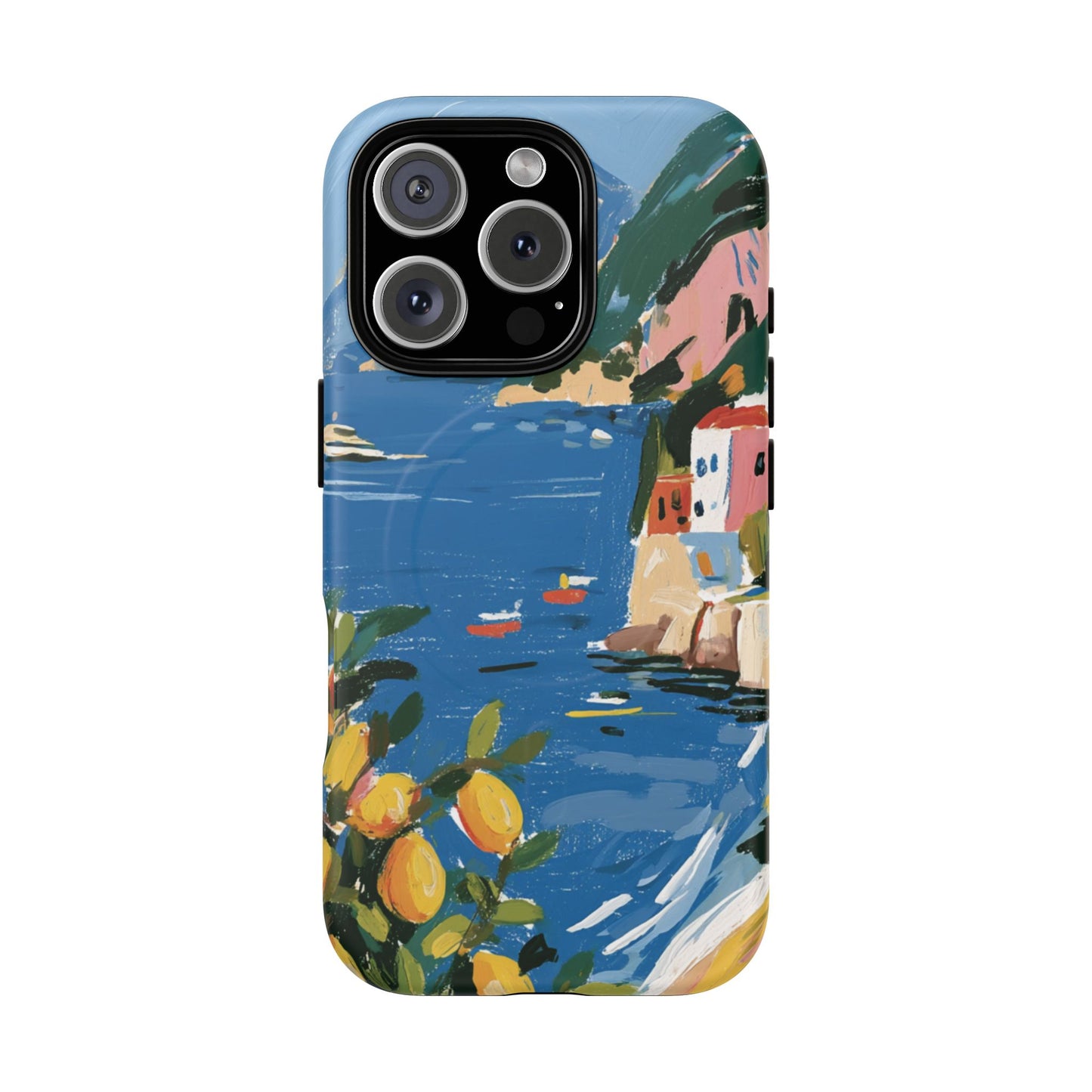 Mediterranean Coastal Phone Case – Tough Magnetic Protective Cover