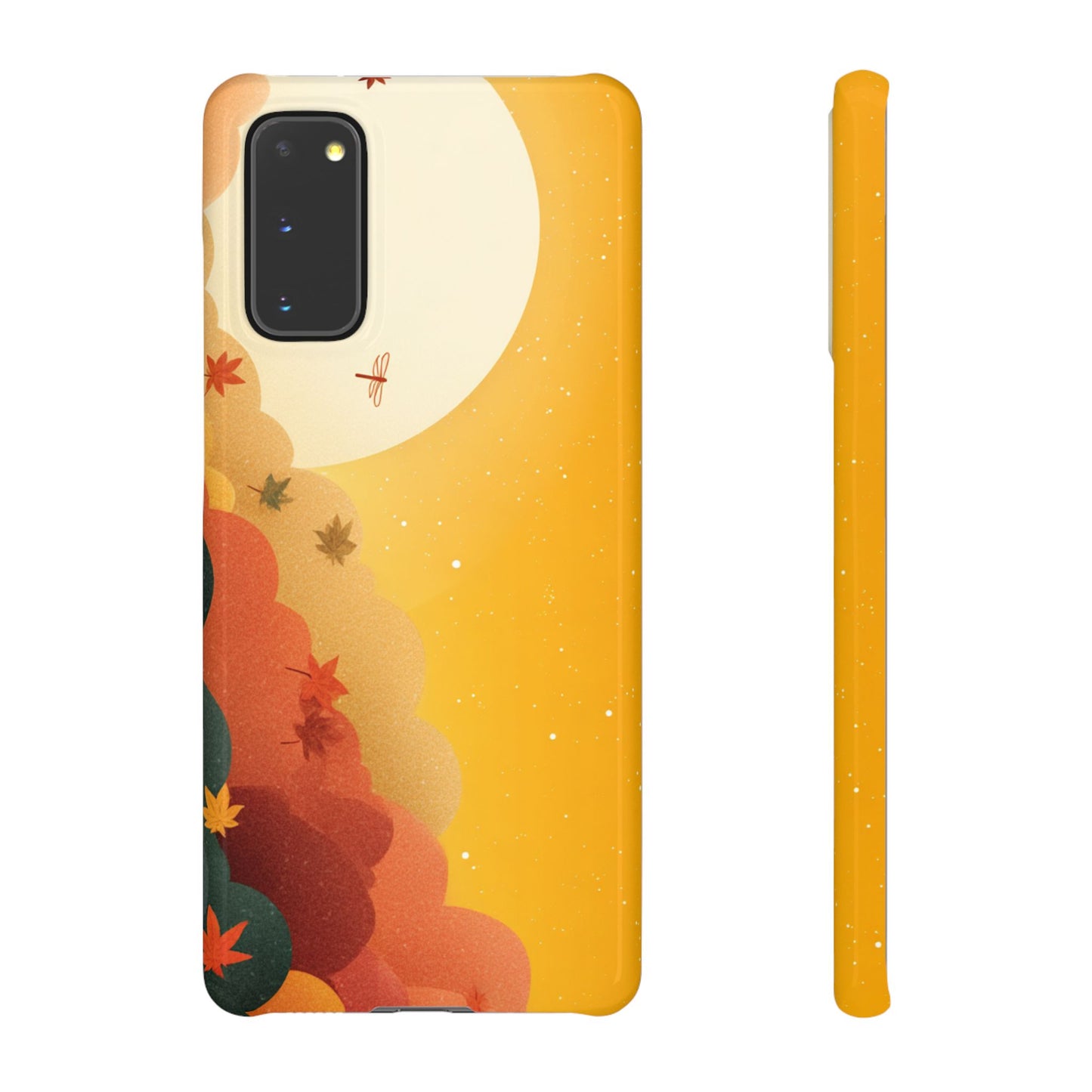 Autumn Sunset Snap Case, Fall Phone Cover, Nature-Themed Accessory, Gift for Her, Seasonal Aesthetic