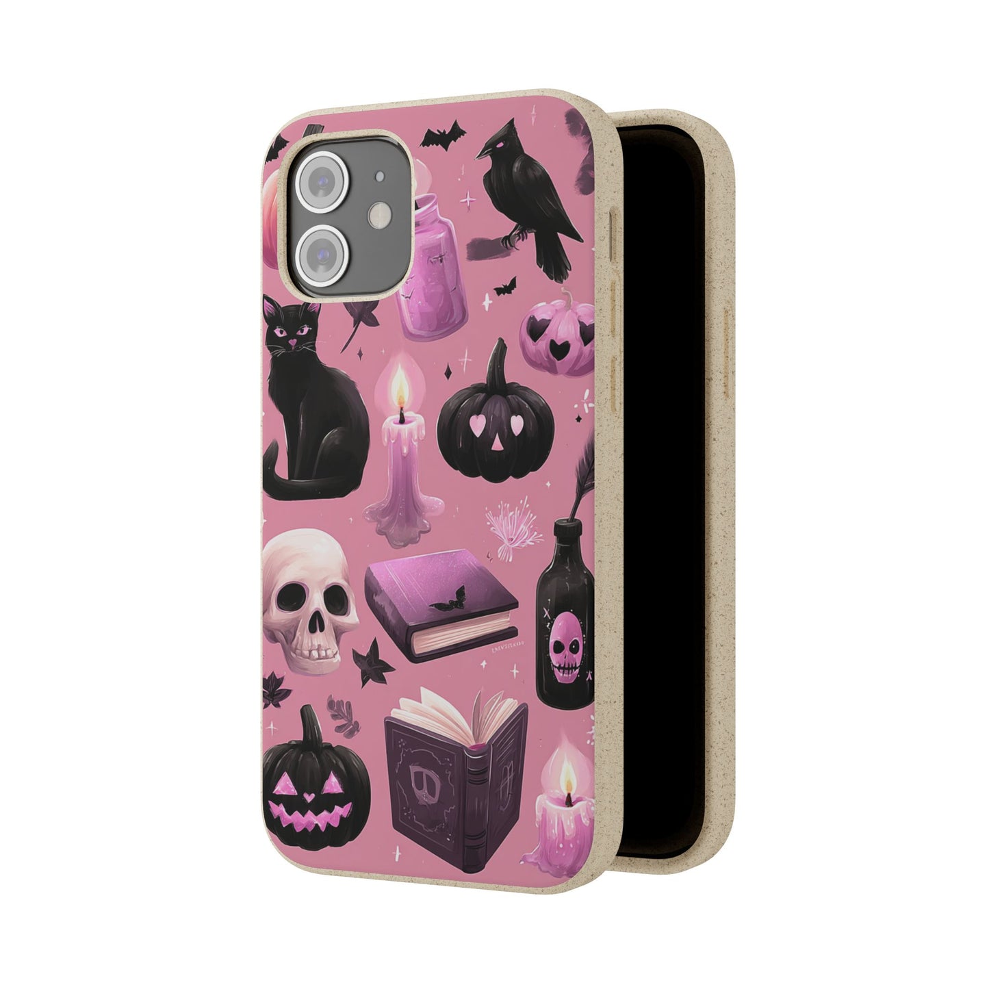 Halloween-Inspired Biodegradable Phone Case, Eco-Friendly Cell Phone Cover, Cute Goth Aesthetic Gift, Sustainable Halloween Decor, [...]