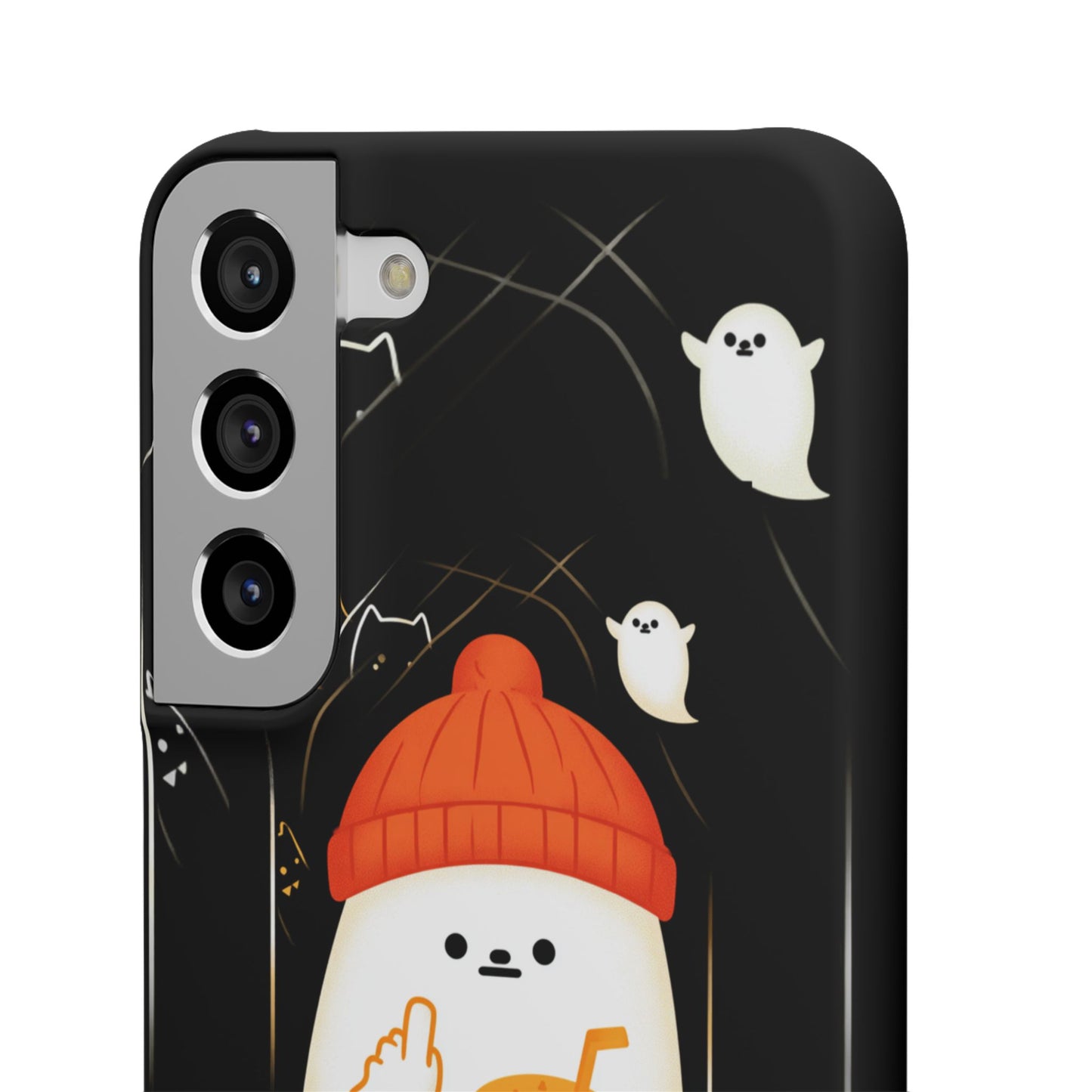 Spook You Halloween Ghost Snap Case Kawaii Protective Phone Cover for iPhone and Samsung