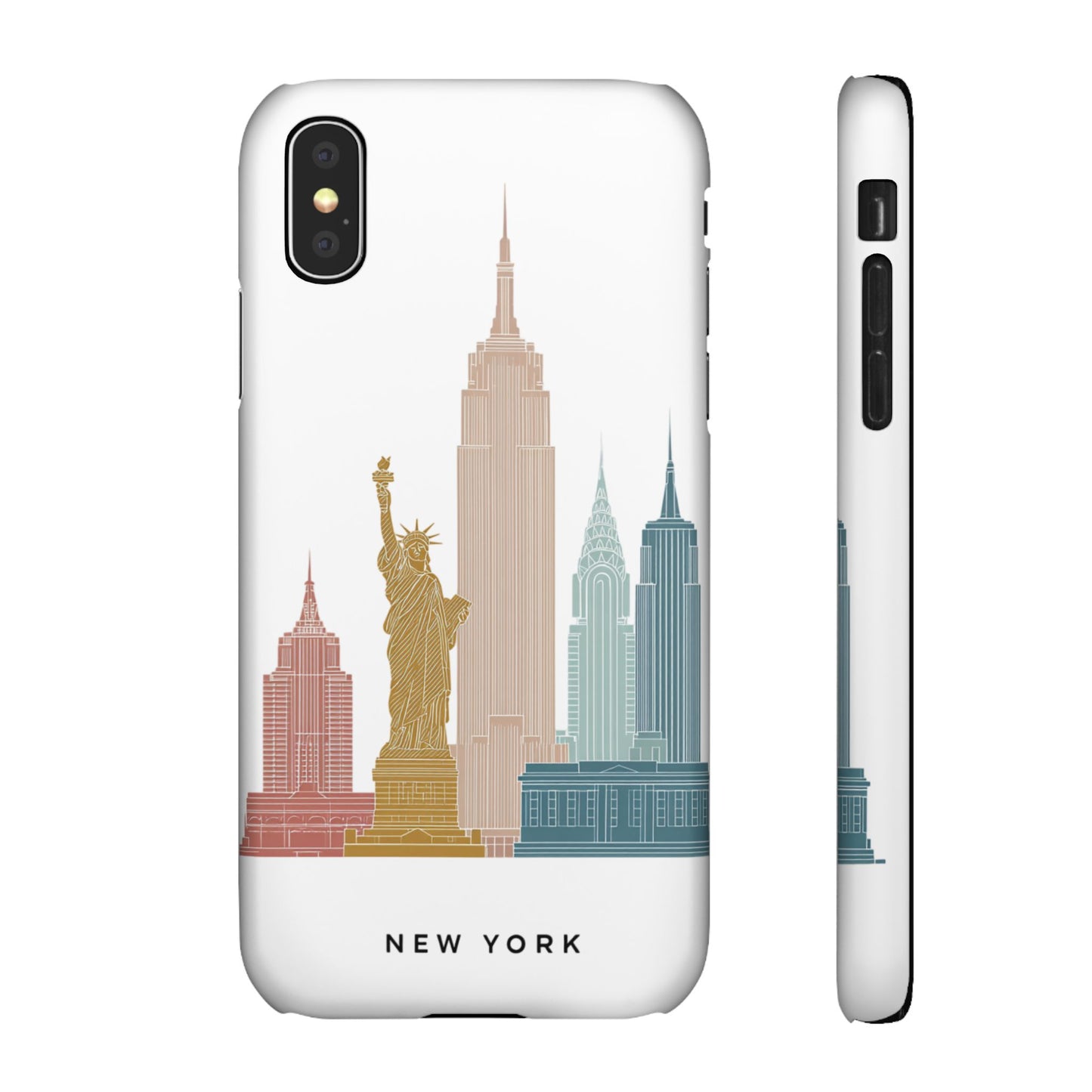 Stylish New York Snap Case, Urban Phone Cover, Cityscape Phone Case, Gift for Travelers, Trendy Protective Case