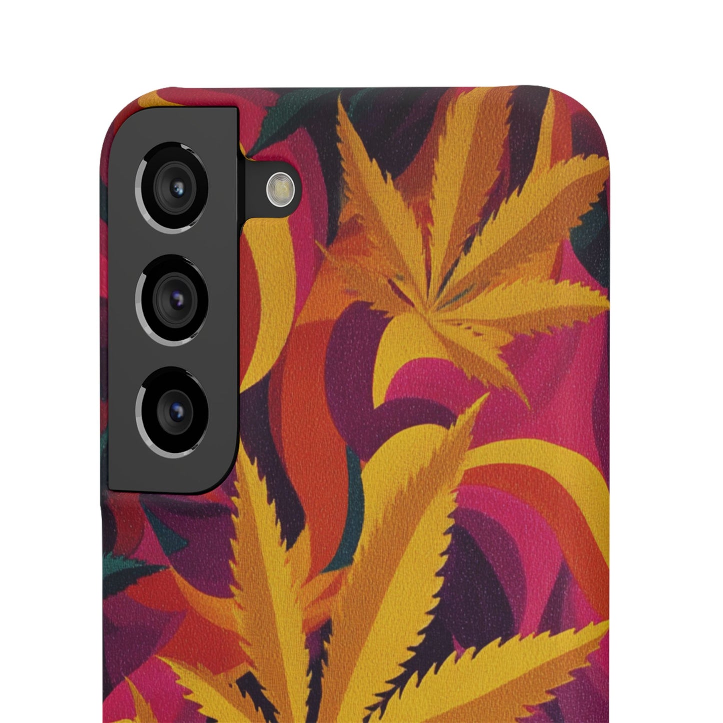 Autumn Vibe Cannabis Snap Case for IPhones and Samsungs Custom