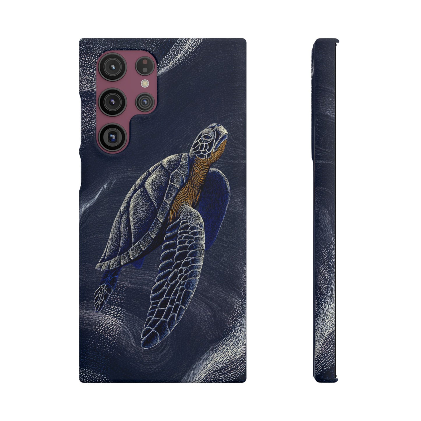 Marine Turtle Snap Case for Nature Lovers Phone Covers For Iphones and Samsungs Customization