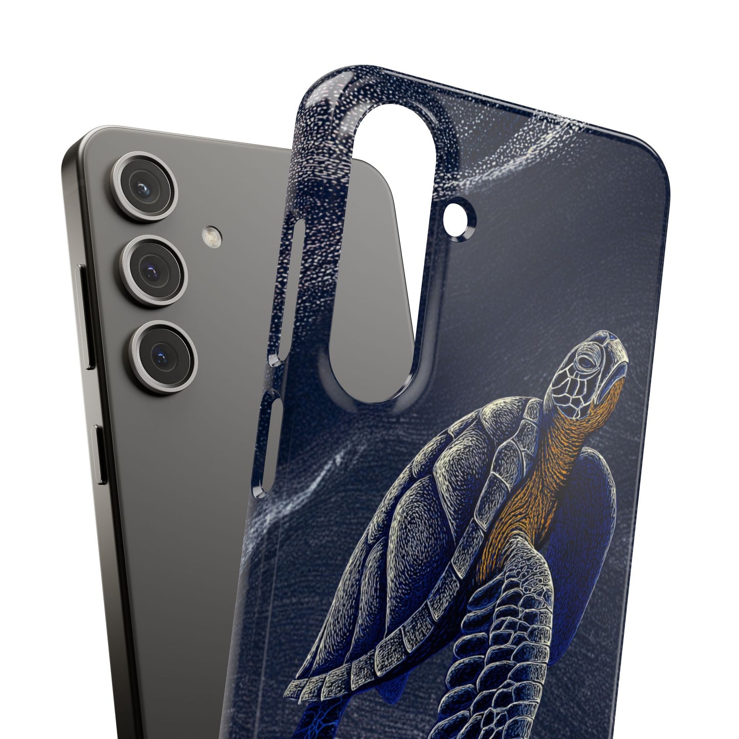 Marine Turtle Snap Case for Nature Lovers Phone Covers For Iphones and Samsungs Customization