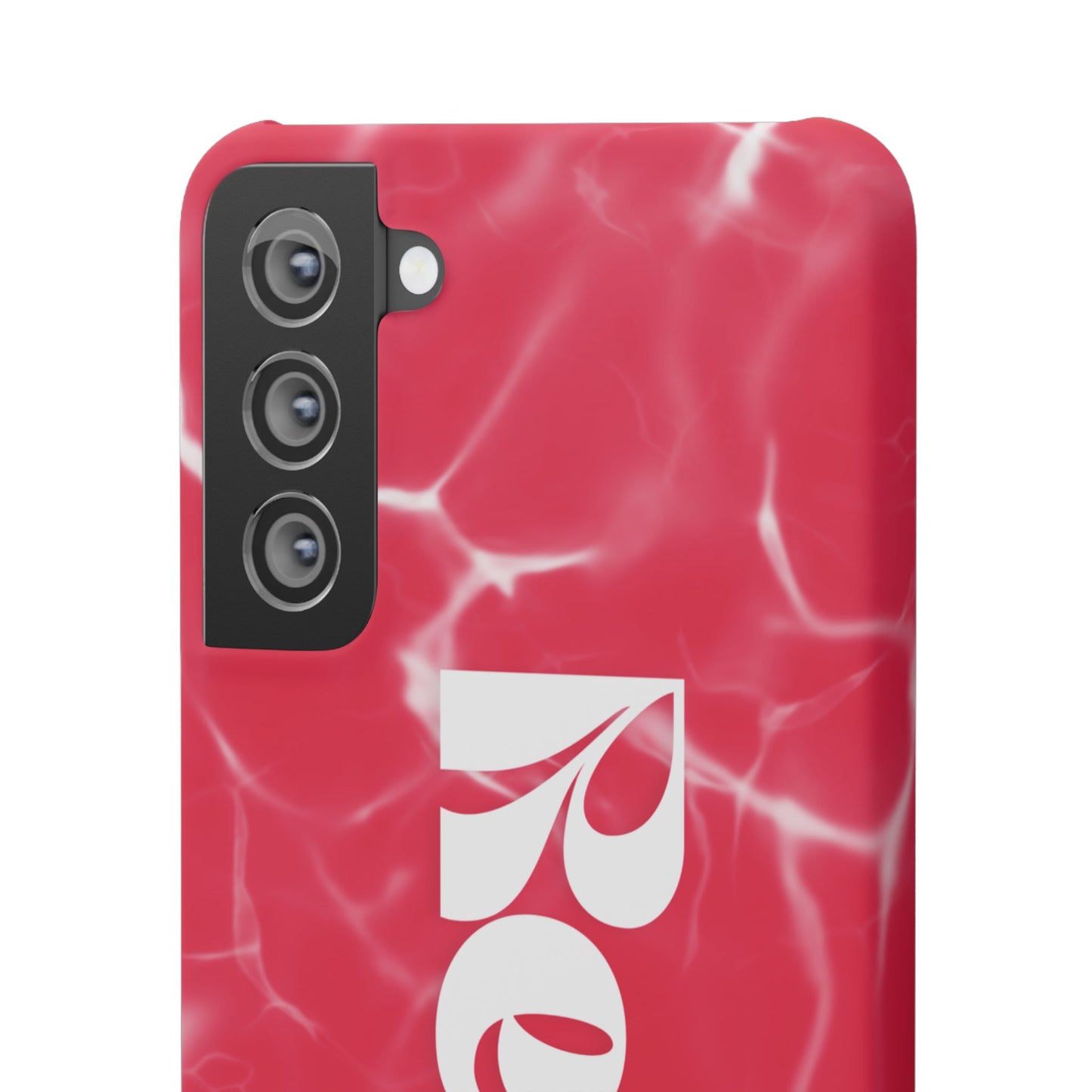 Vibrant Red Snap Case for iPhone, Trendy Phone Cover, Gift for Her, Summer Accessory, Stylish Tech Protection