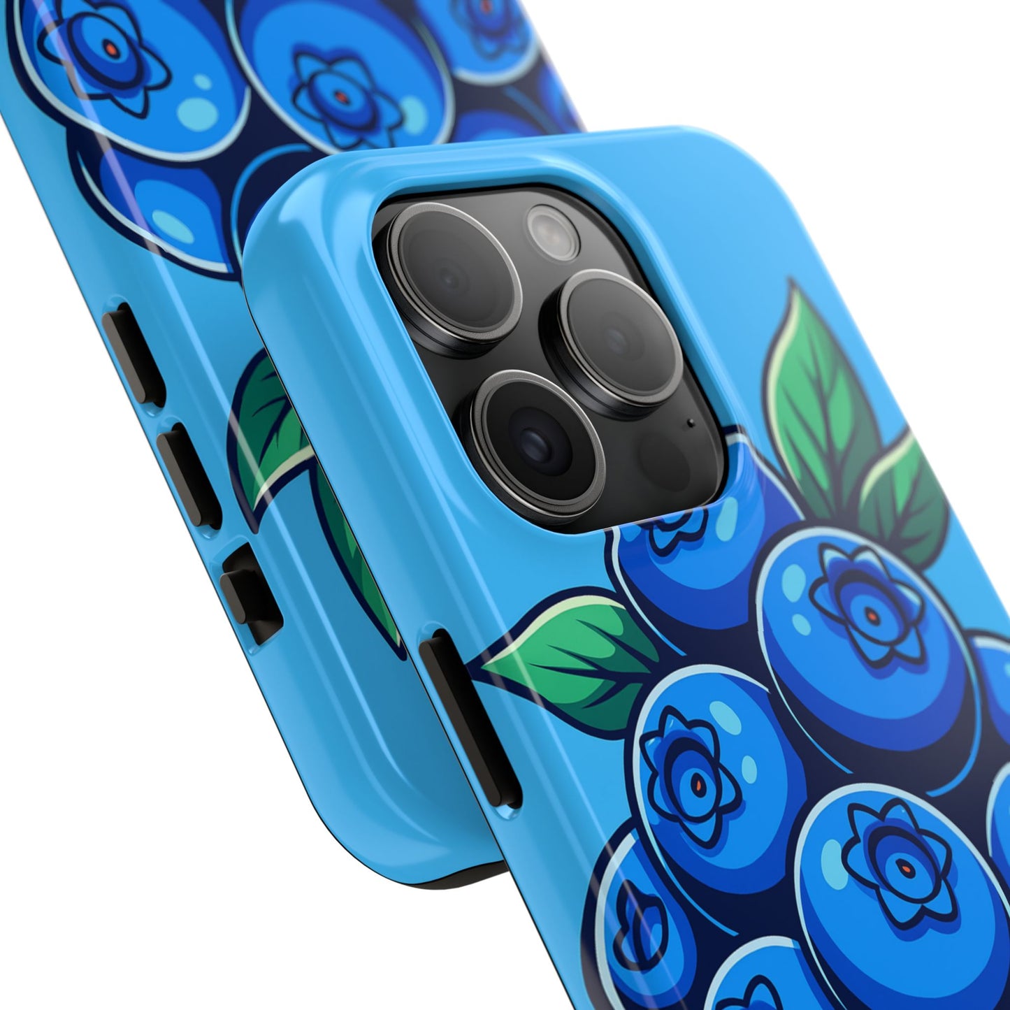 iPhone 17 Blueberry Delight Tough Phone Case, Cute Phone Cover, Fruit Lover Gift, Durable Phone Protector, Unique Smartphone Accessories