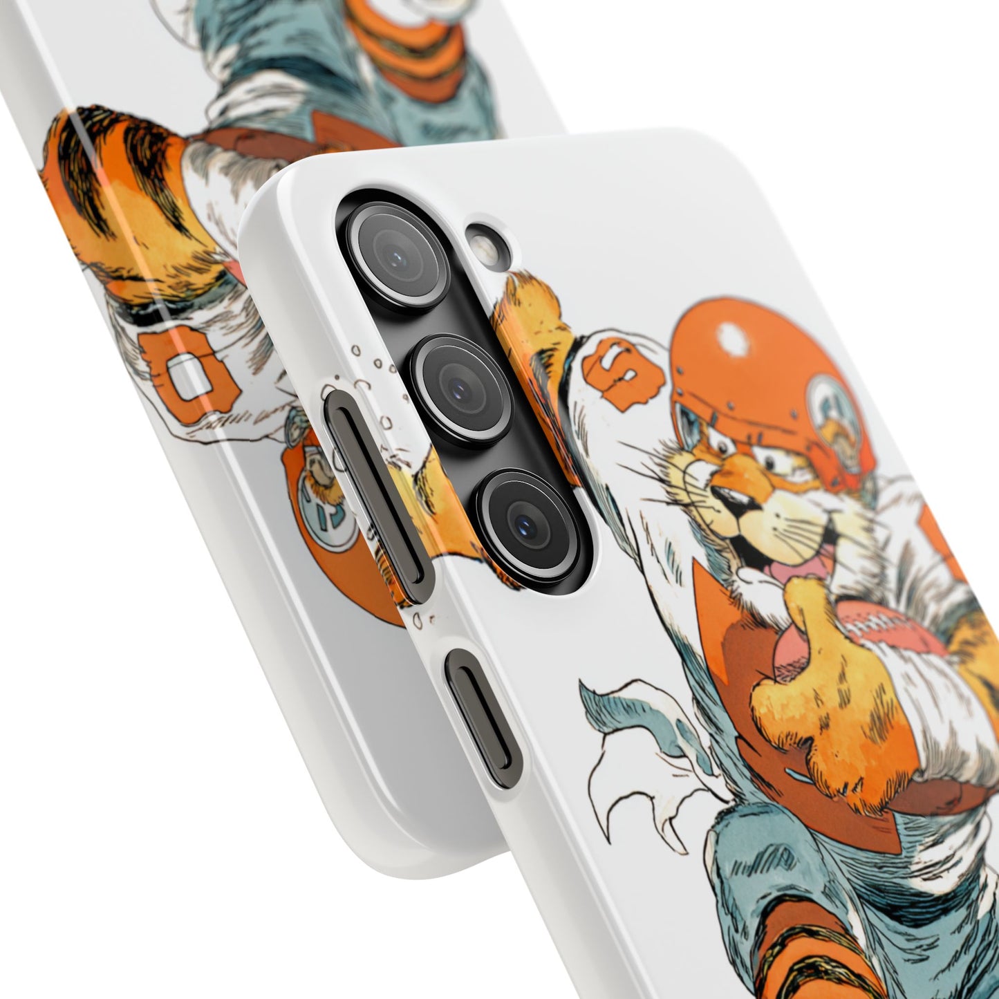 Cincinnati Bengals Snap Cases, Football Fans Phone Case, Tiger Cartoon Art Design, Football Lover Gift, Protective Phone Cover