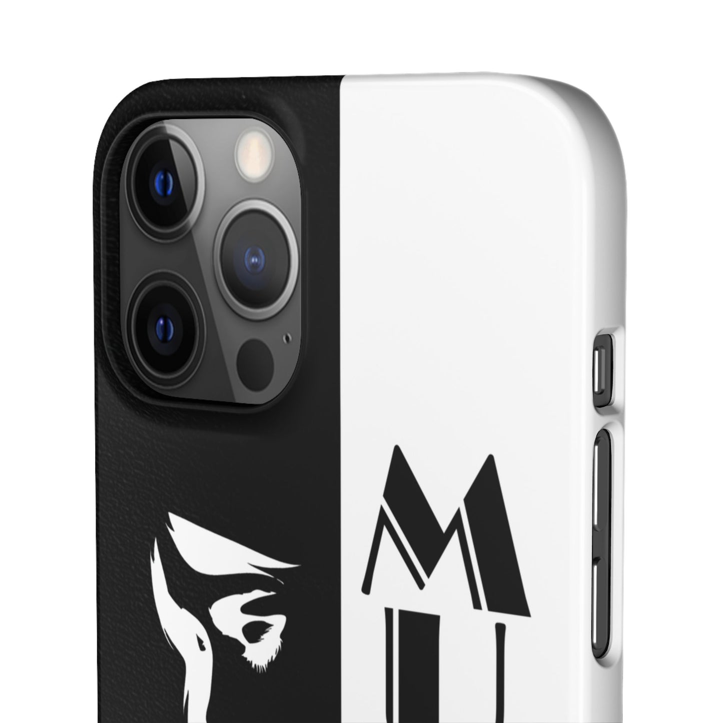 Black And White Bold Muse Snap Case Cover for iPhone and Samsung
