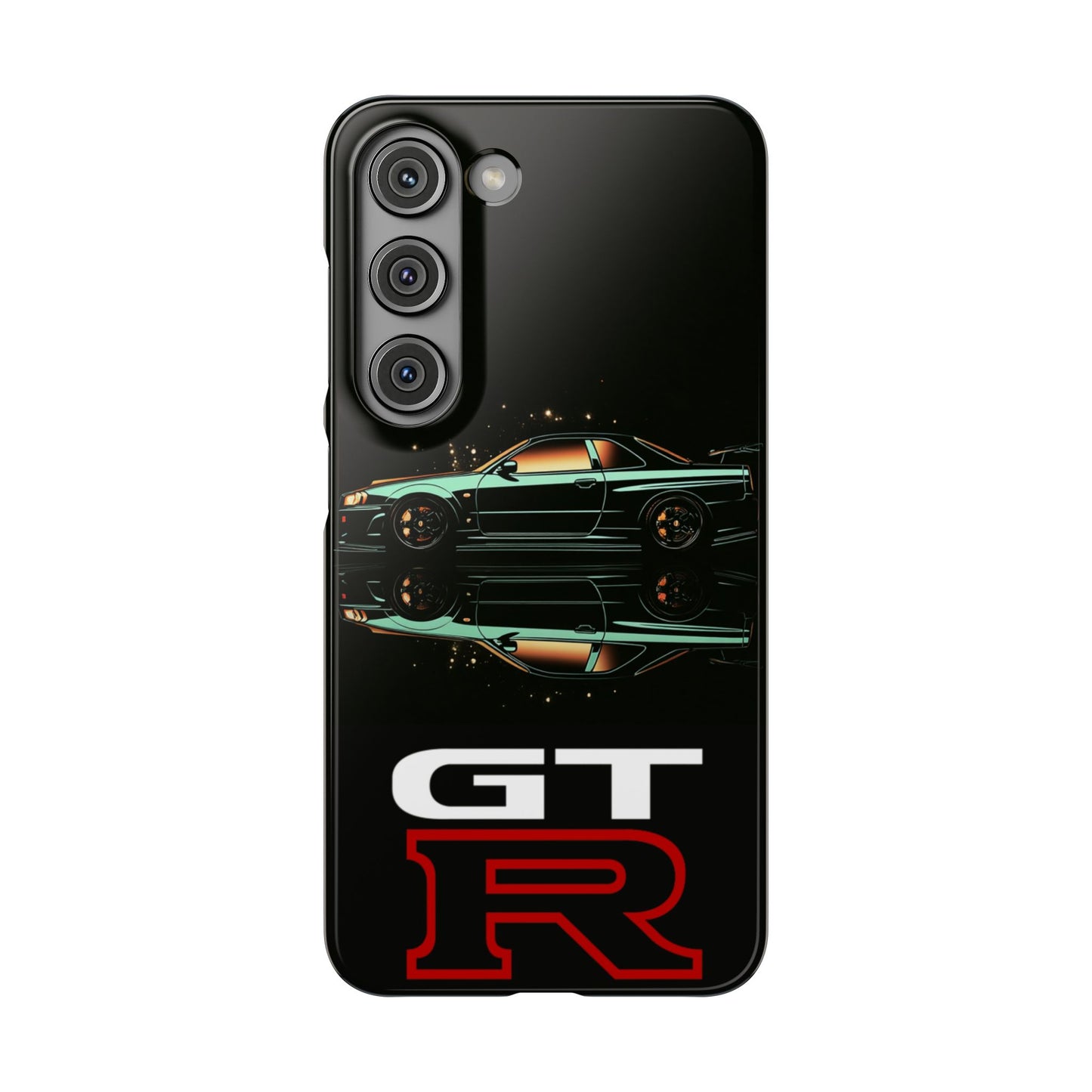 Green Skyleine R34 GTR Art Snap Case and Protective Phone Cover For iPhone and Samsung