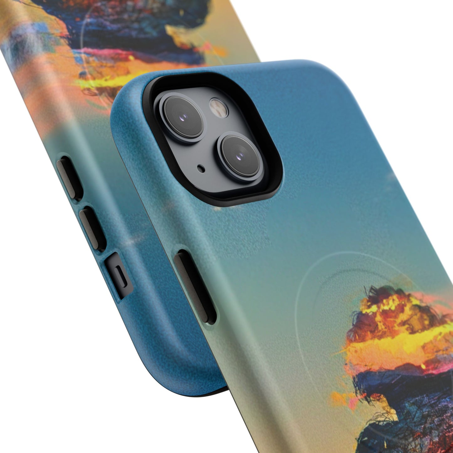 Abstract Sunset Silhouette Tough Magnetic Phone Case