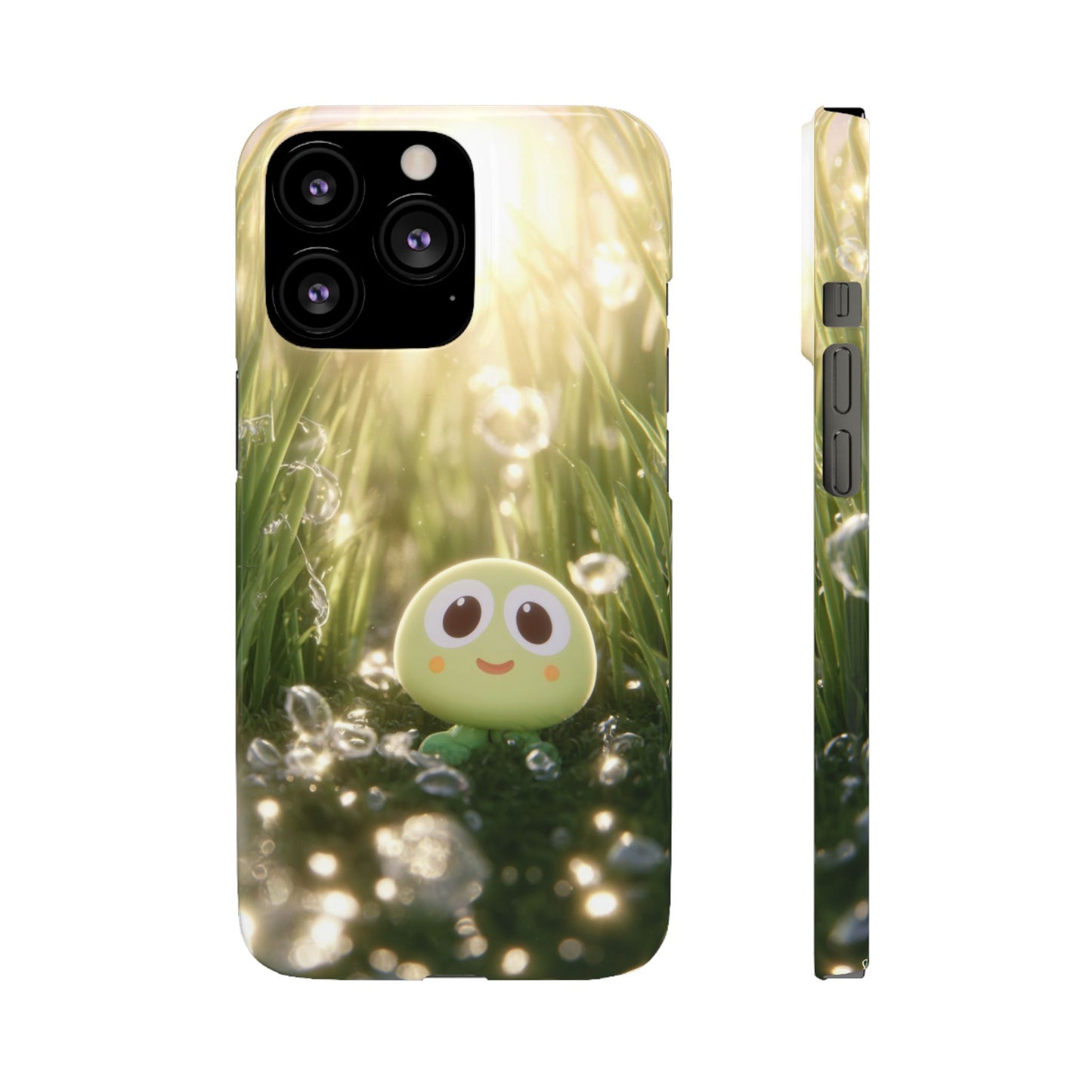 Cute Nature-Inspired Snap Case, Cartoon Phone Cover, Eco-Friendly Gift, Fun Accessory, Personalized Phone Case, Nature Lover's Gift