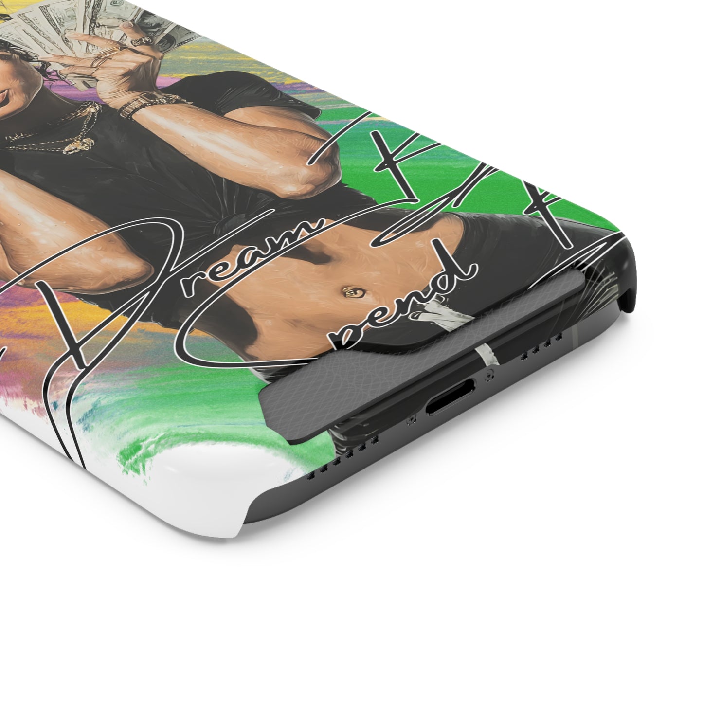 Vibrant Phone Case with Card Holder - Dream Big, Stylish Accessory for Teens & Young Adults, Perfect Gift for Birthdays, Graduations, [...]