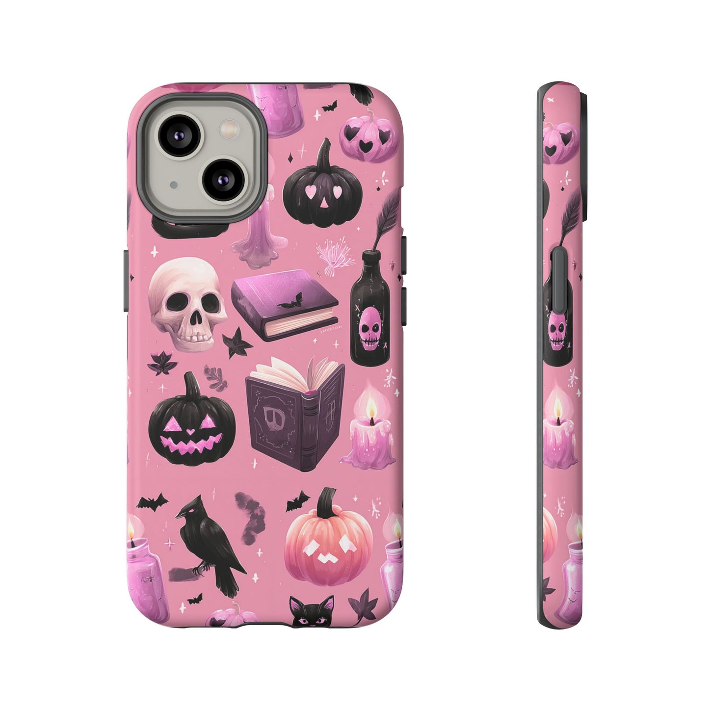 Spooky Phone Case - Halloween Design, Cute Costume Accessory, Fall Decor, Gift for Cat Lovers, Witchy Vibes, Trick or Treat