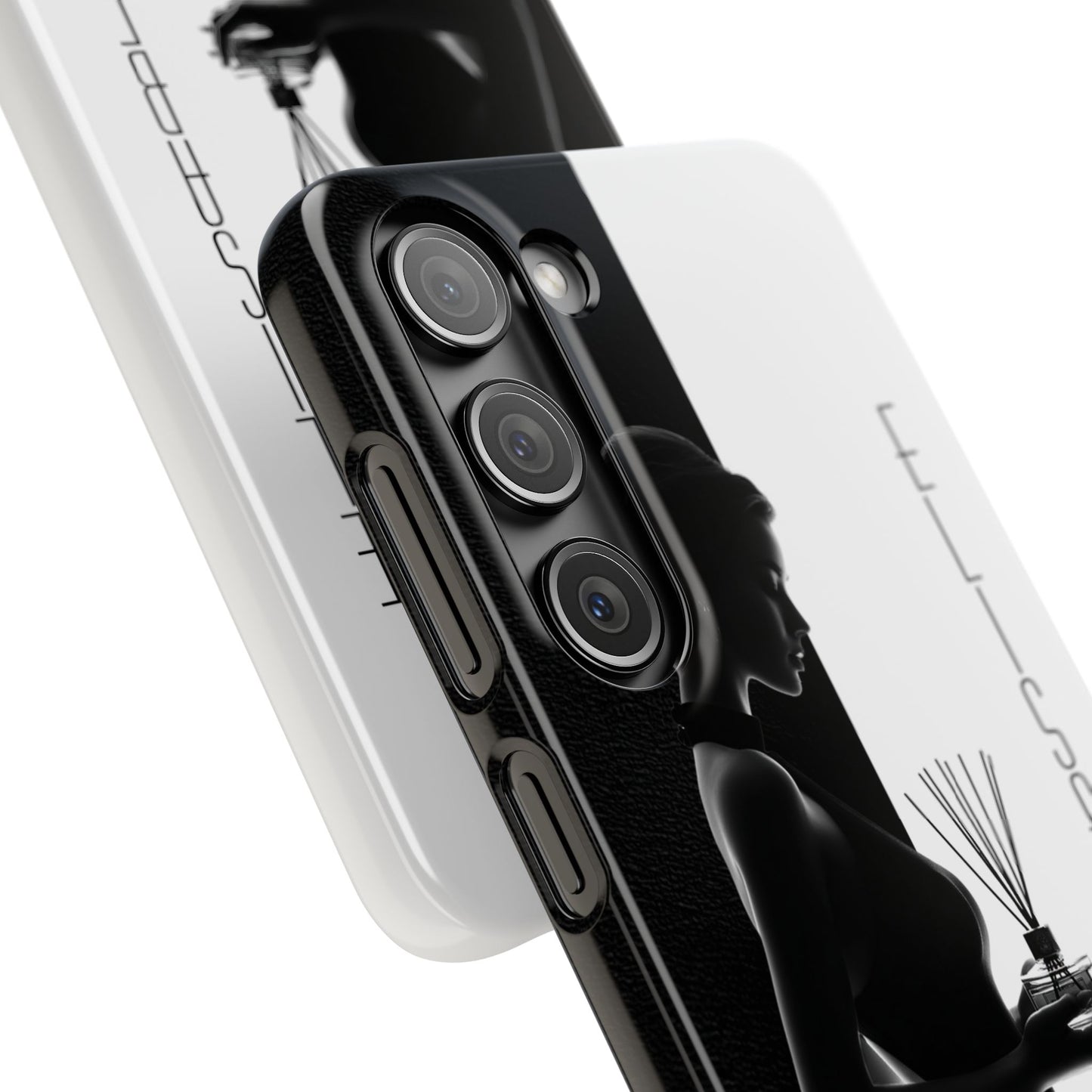 Custom Black and White Snap Case for Women Phone Cover for iPhone and Samsung