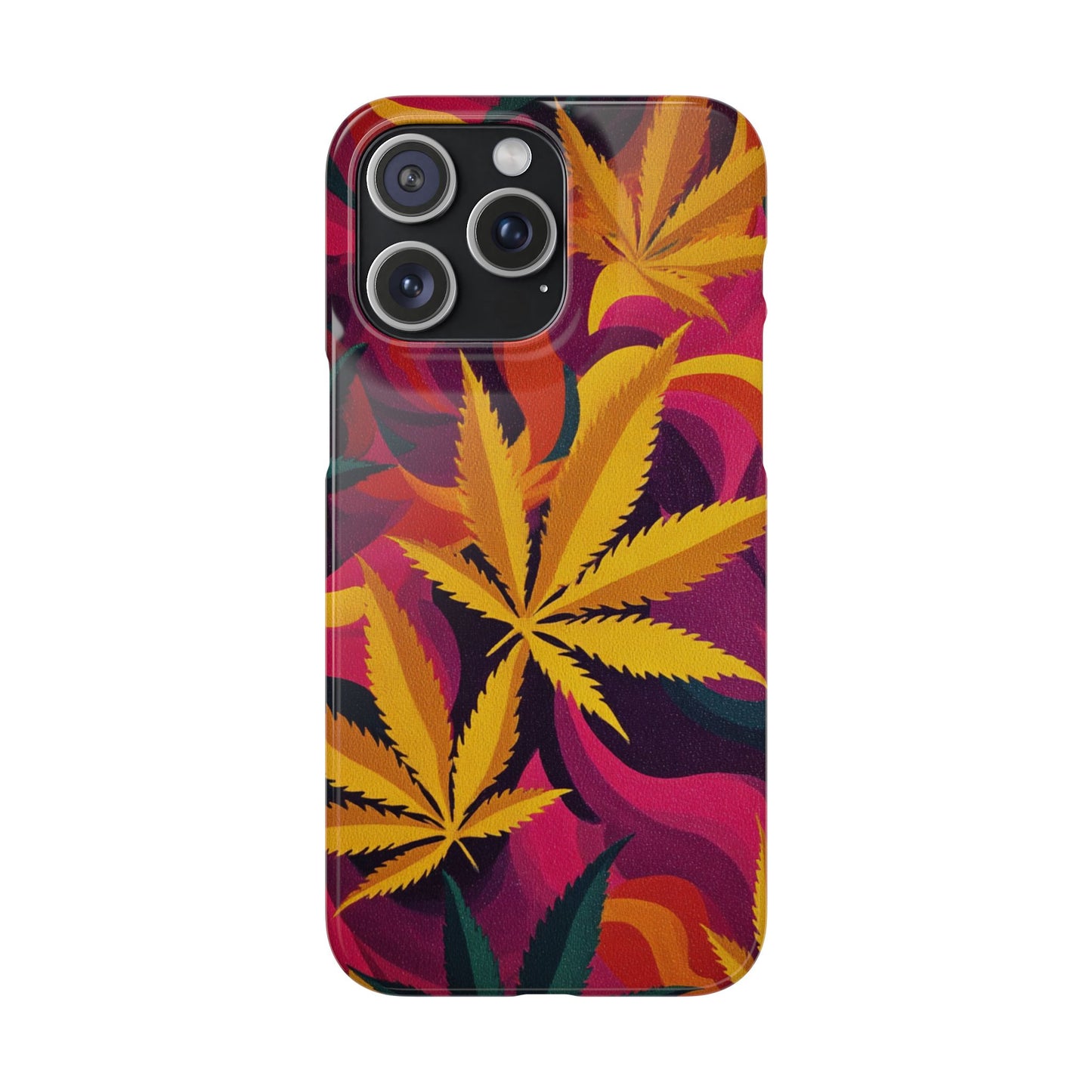 Autumn Vibe Cannabis Snap Case for IPhones and Samsungs Custom