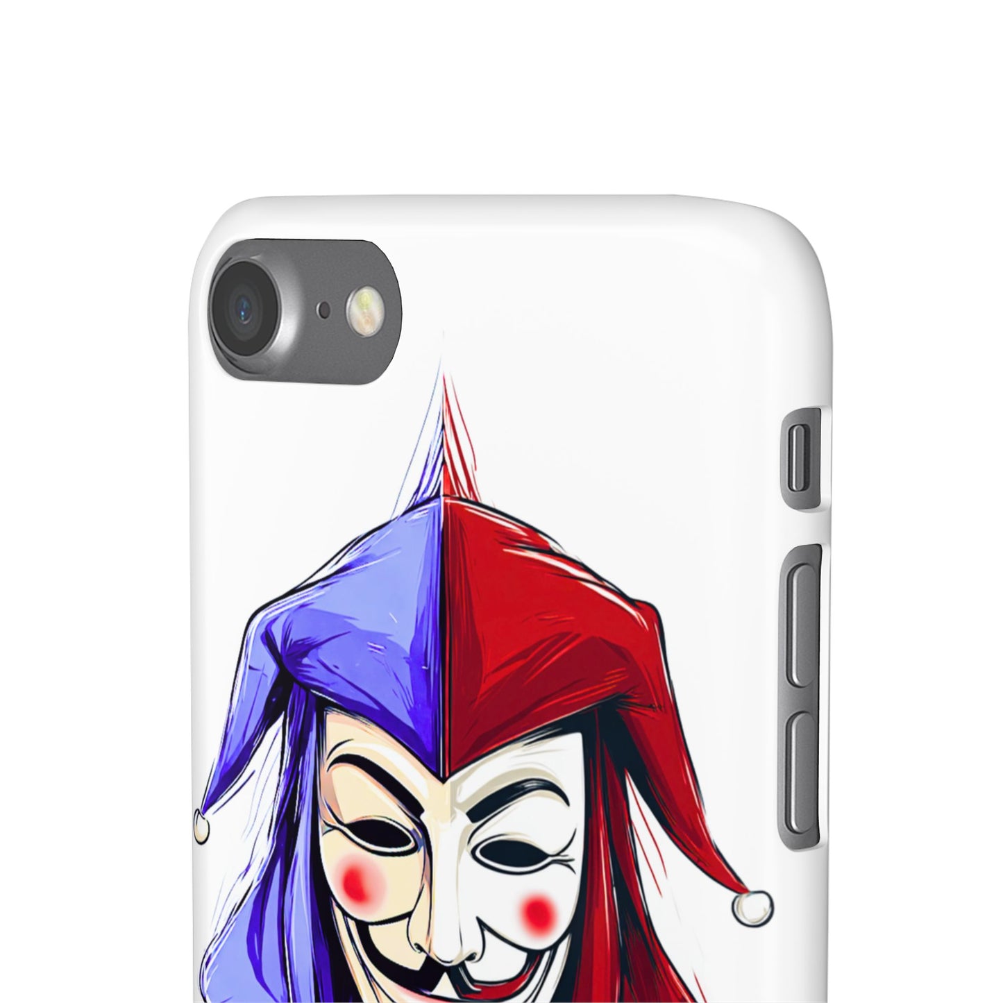 Joker & Anonimous Reunited Guy Fawkes Art Snap Case and Protective Phone Cover For iPhone and Samsung