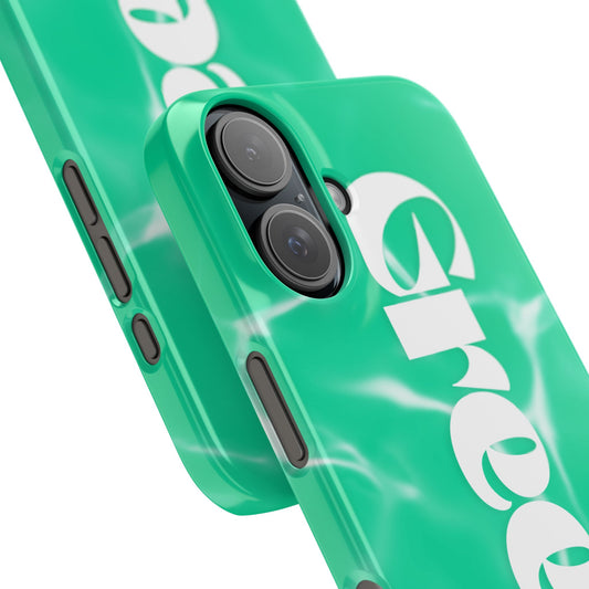 Aqua Pool Vibe Snap Case, Tropical Phone Cover, Summer Accessory, Trendy Gift for Friends, Beach Lover's Essential