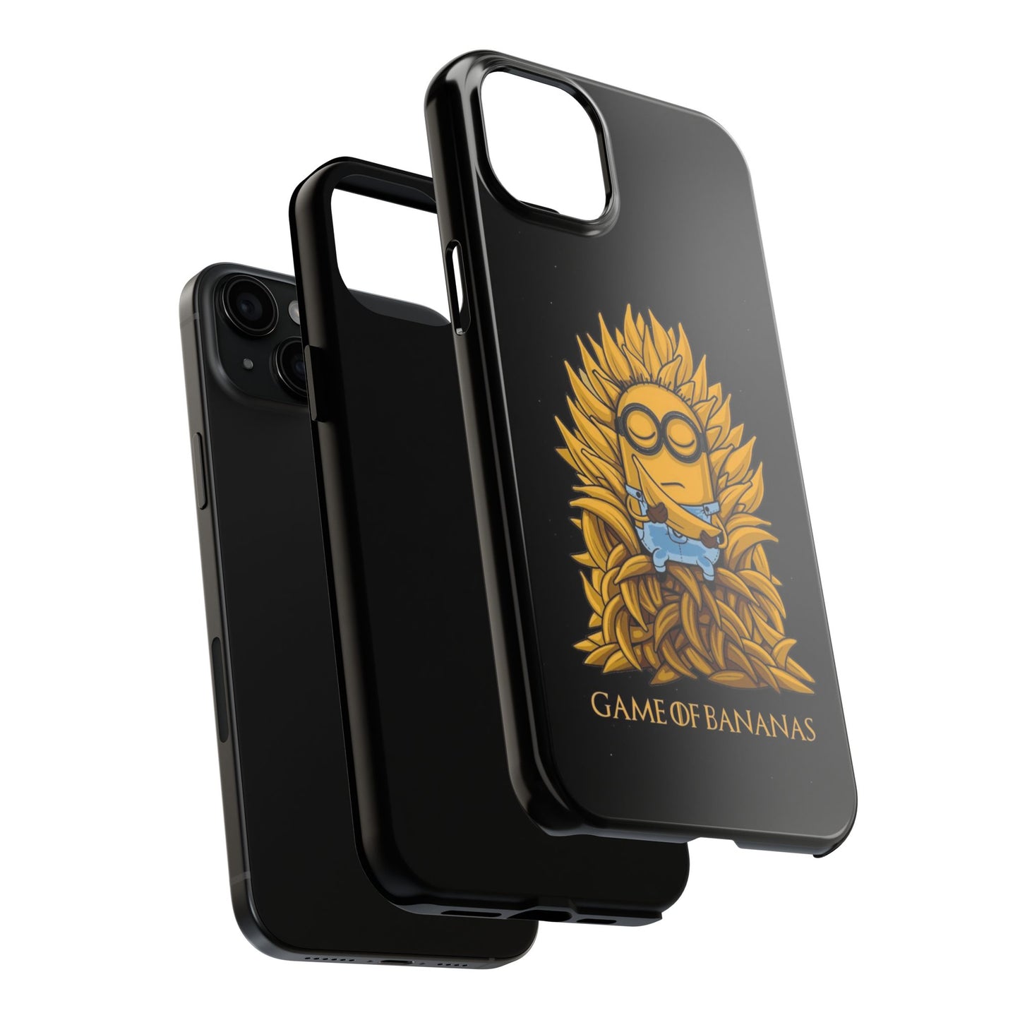 Game of BANANAS iPhone 17 Tough Phone Case | Vintage Black