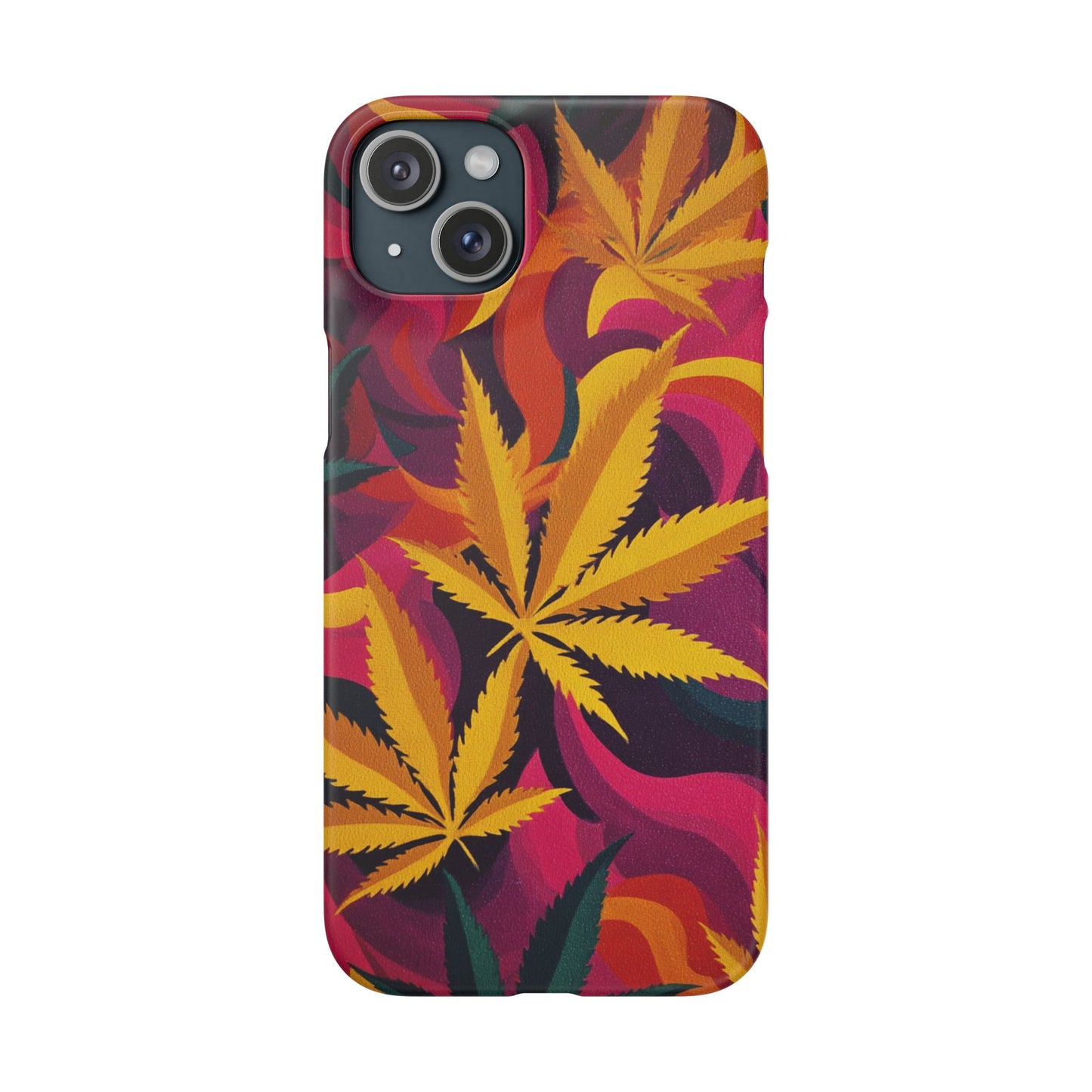 Autumn Vibe Cannabis Snap Case for IPhones and Samsungs Custom
