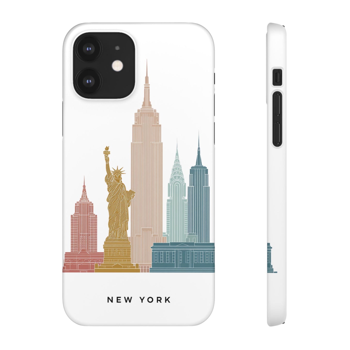 Stylish New York Snap Case, Urban Phone Cover, Cityscape Phone Case, Gift for Travelers, Trendy Protective Case