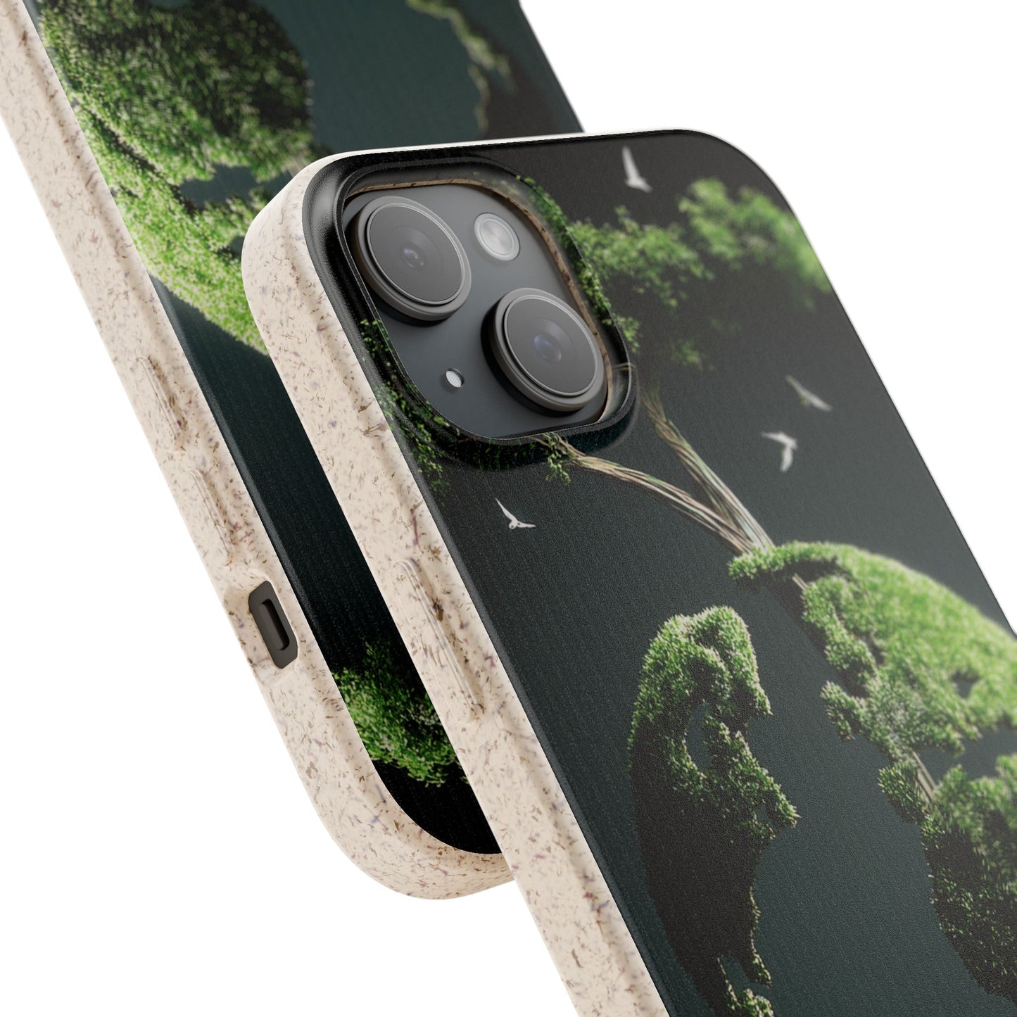 Eco-Friendly Phone Case with Nature Design, Sustainable iPhone Cover, Biodegradable Cellphone Accessories, Green Earth Gift, Earth Day [...]